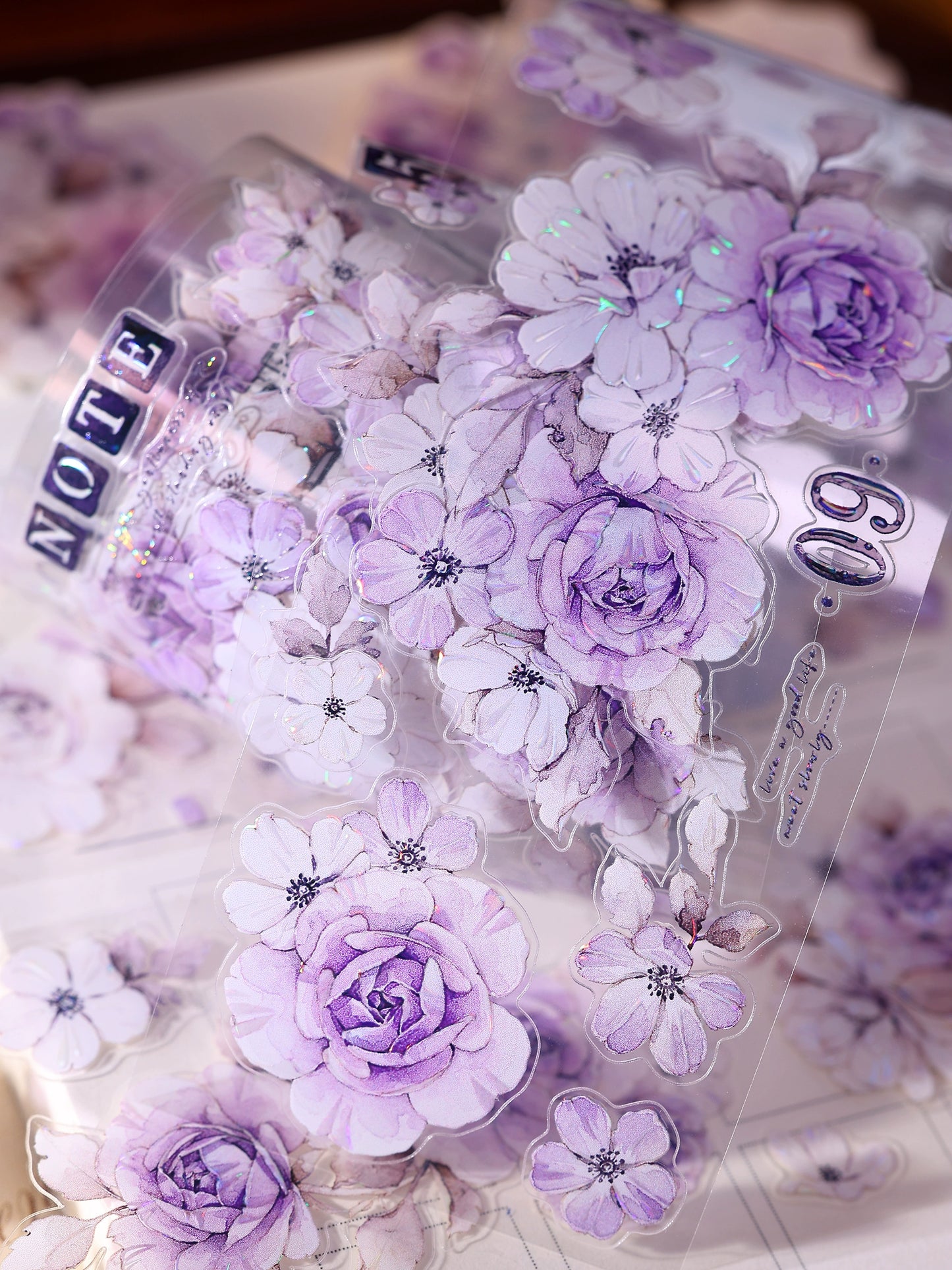 XiaoBaiJia【Sparse Shadows】Light Retro Orginal Design Washi Pet Tape Landscape Stickers