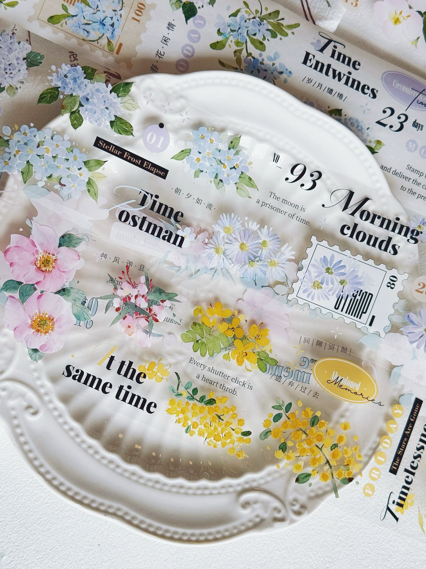 XiYue【Spring Day】Original Design Washi/PET Tape Stickers