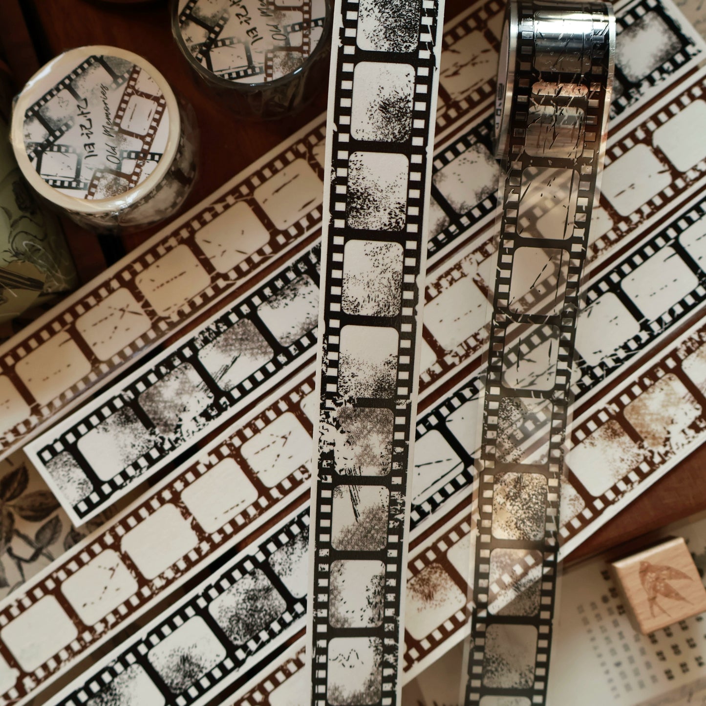 YiEr Vol13【Old Memories】Orginal Design Retro Film Washi/Pet Tape Backgroud Stickers