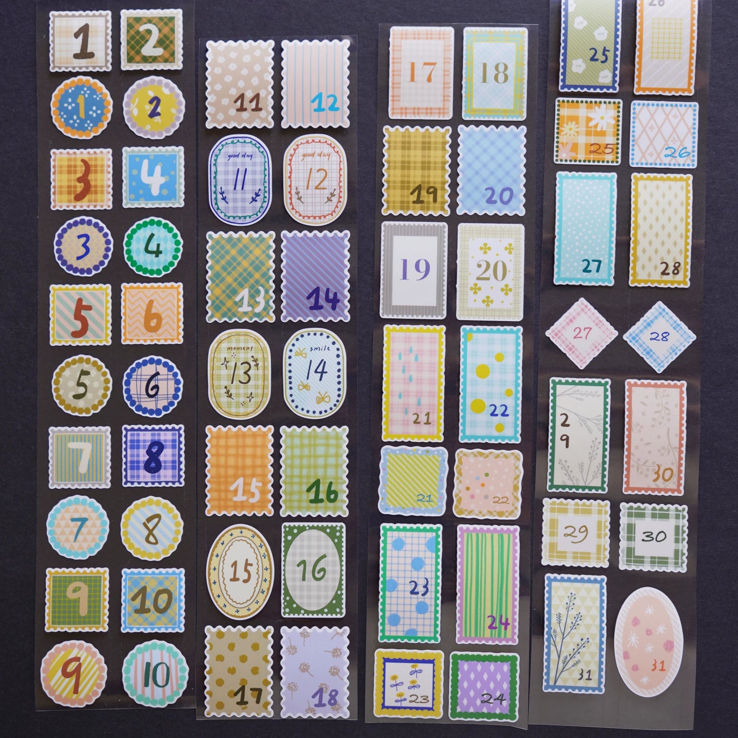 A Bit of A Studio【Daily Payment Receipt】Pre-cut Animal/Small Day/Fruit Washi/PET Tape