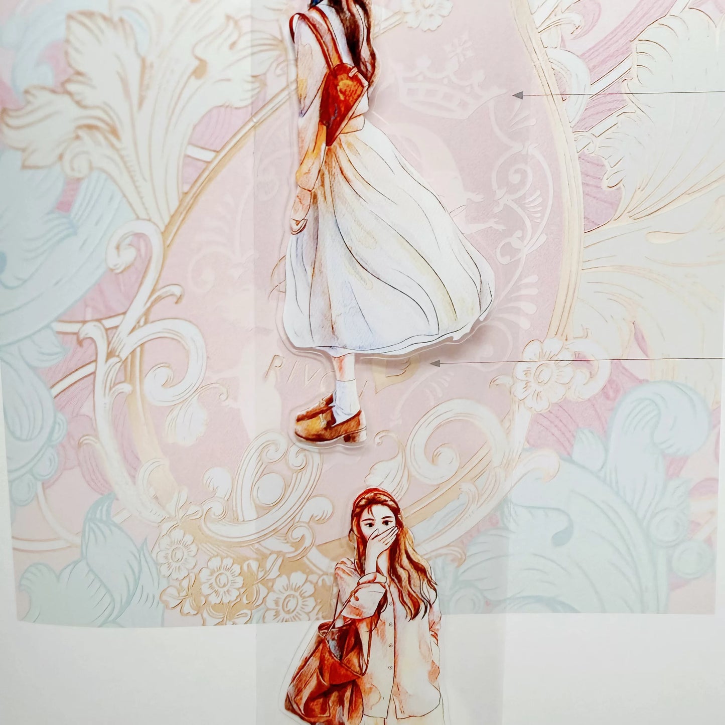 ZaoZao Vol4【ShanShan】Original Design Kiss-Cut Washi PET Tape Stickers,for Scrapbook Supplies,Journaling,Junk Journal,Bullet Journal,Planner Stickers