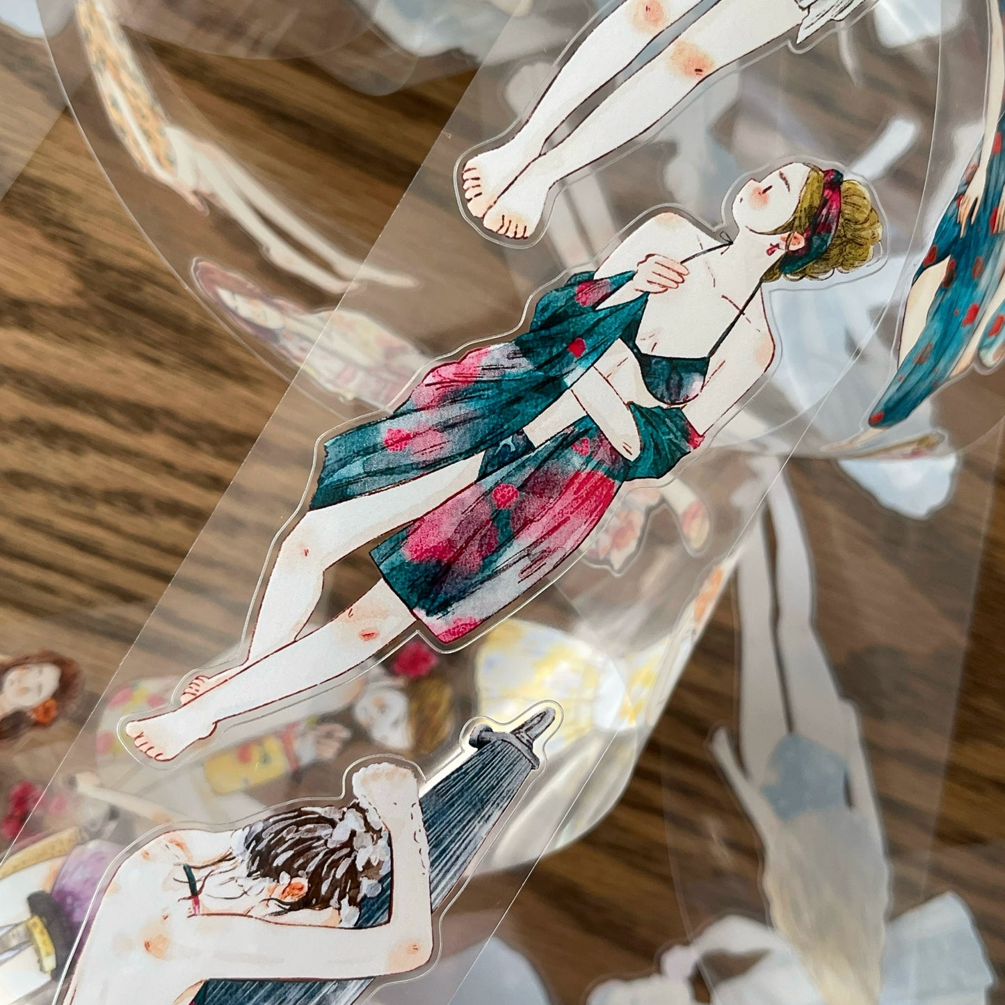 DingDing Vol10【35#Vacation】Original Design Pre-Cut Washi/PET Tape Stickers,for Scrapbook Supplies,Journaling,Junk Journal,Bullet Journal,Planner Stickers