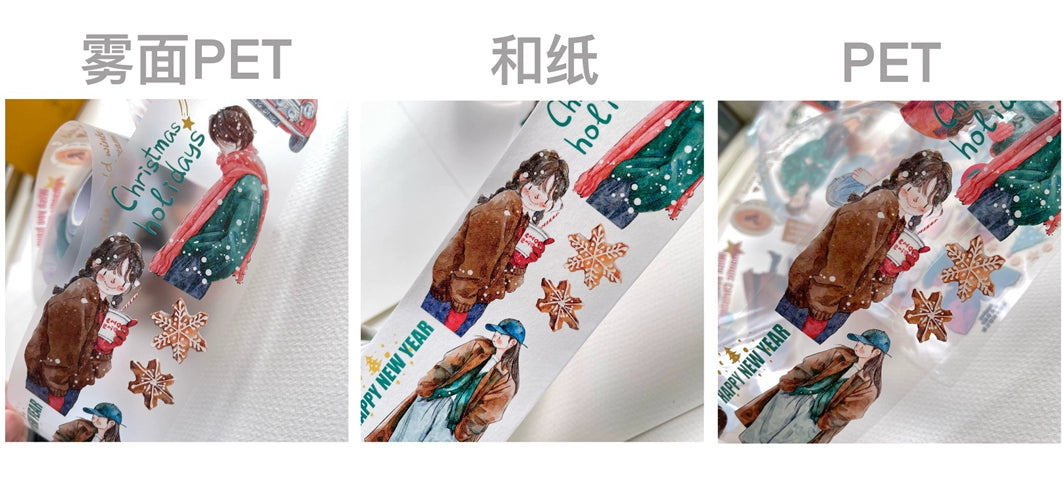 Seahorse Forest Vol2【A10#Winter is Coming】Original Character Design Journal Washi/Matte PET Tape Versatile Collage Material