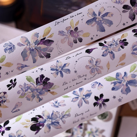 XiaoBaiJia【Dream】Light Retro Orginal Design Washi Pet Tape Landscape Stickers