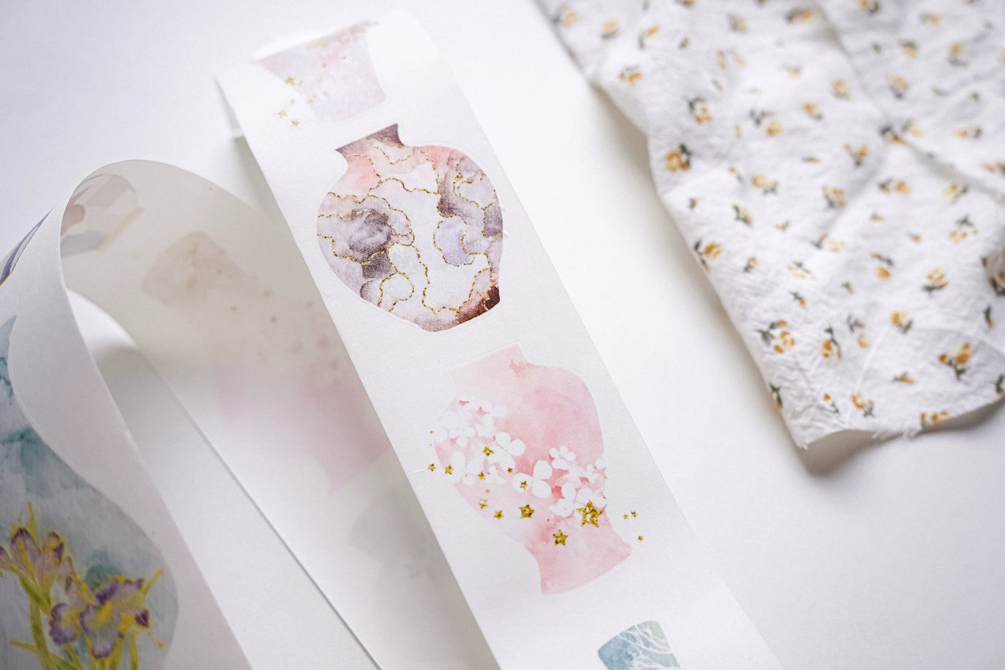 Yuanzi-Jennyuanzi【Nianci 2】Vorgeschnittenes Vase Washi PET Tape