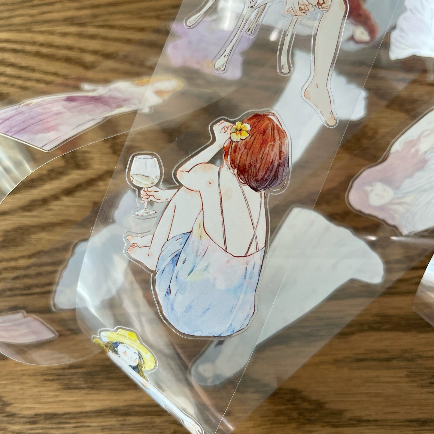 DingDing Vol10【36#Summer Days】Original Design Pre-Cut Washi/PET Tape Stickers,for Scrapbook Supplies,Journaling,Junk Journal,Bullet Journal,Planner Stickers