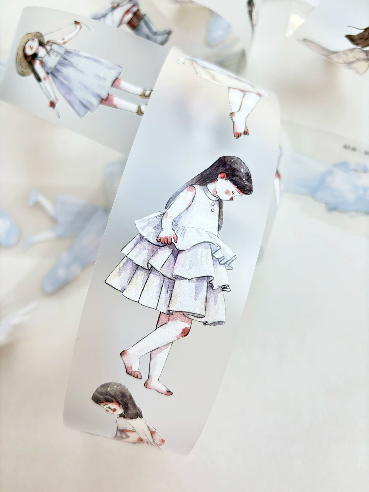 Kaixiaoxun Vol6 【Little Girl】 Washi/Matte PET Tape