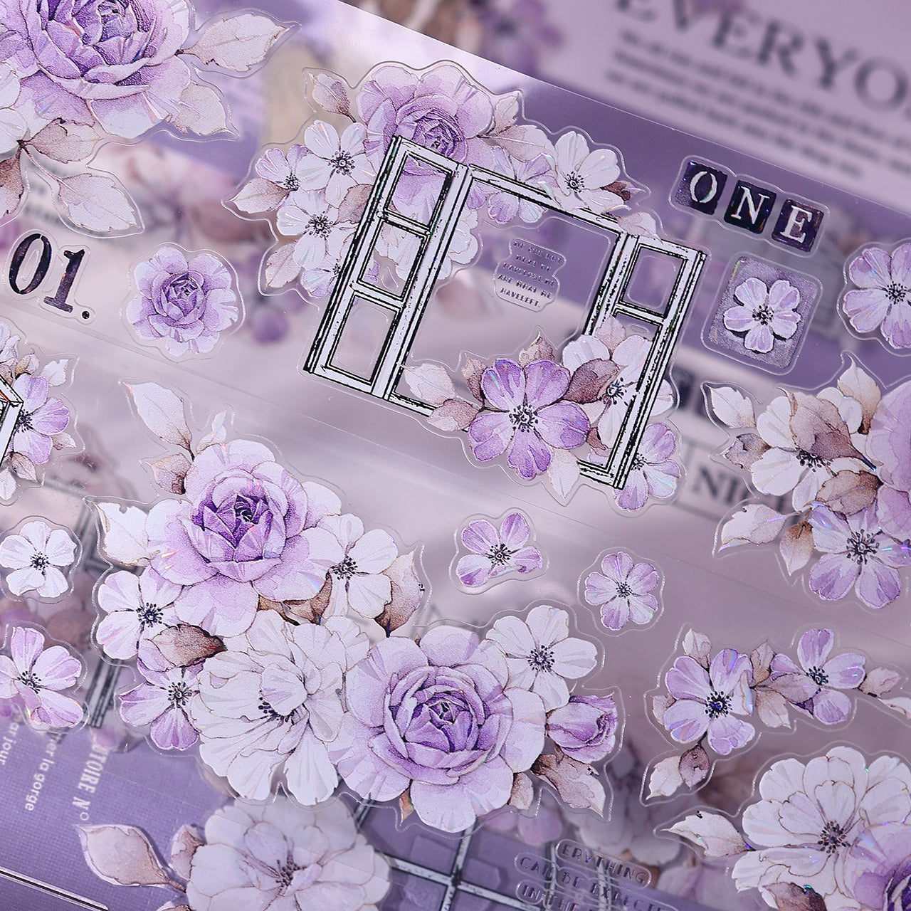 XiaoBaiJia【Sparse Shadows】Light Retro Orginal Design Washi Pet Tape Landscape Stickers