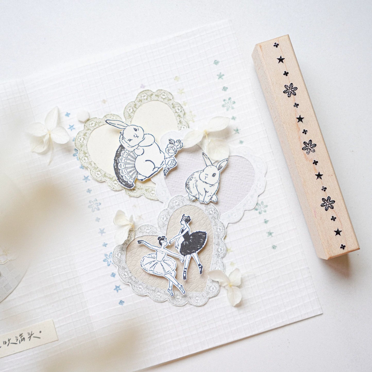 Yuanzi-Jennyuanzi【Split Line Series】Vorgeschnittenes Originaldesign Retro-Stempel