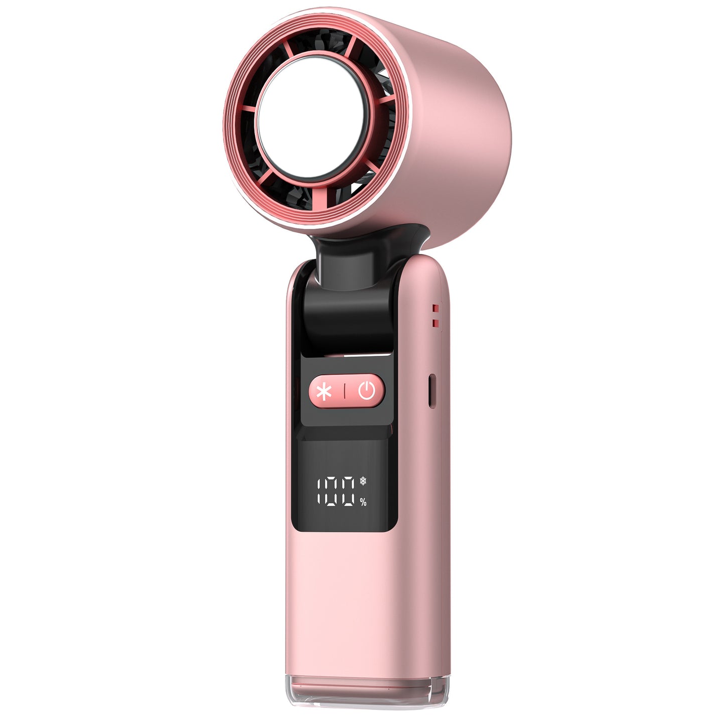 4000mAh Ultra-long Standby Mini 100 Speed Handheld Fan with Ice Cold Compress – USB Rechargeable Mini Turbo Portable Cooling Fan, Shenzhen Factory Wholesale