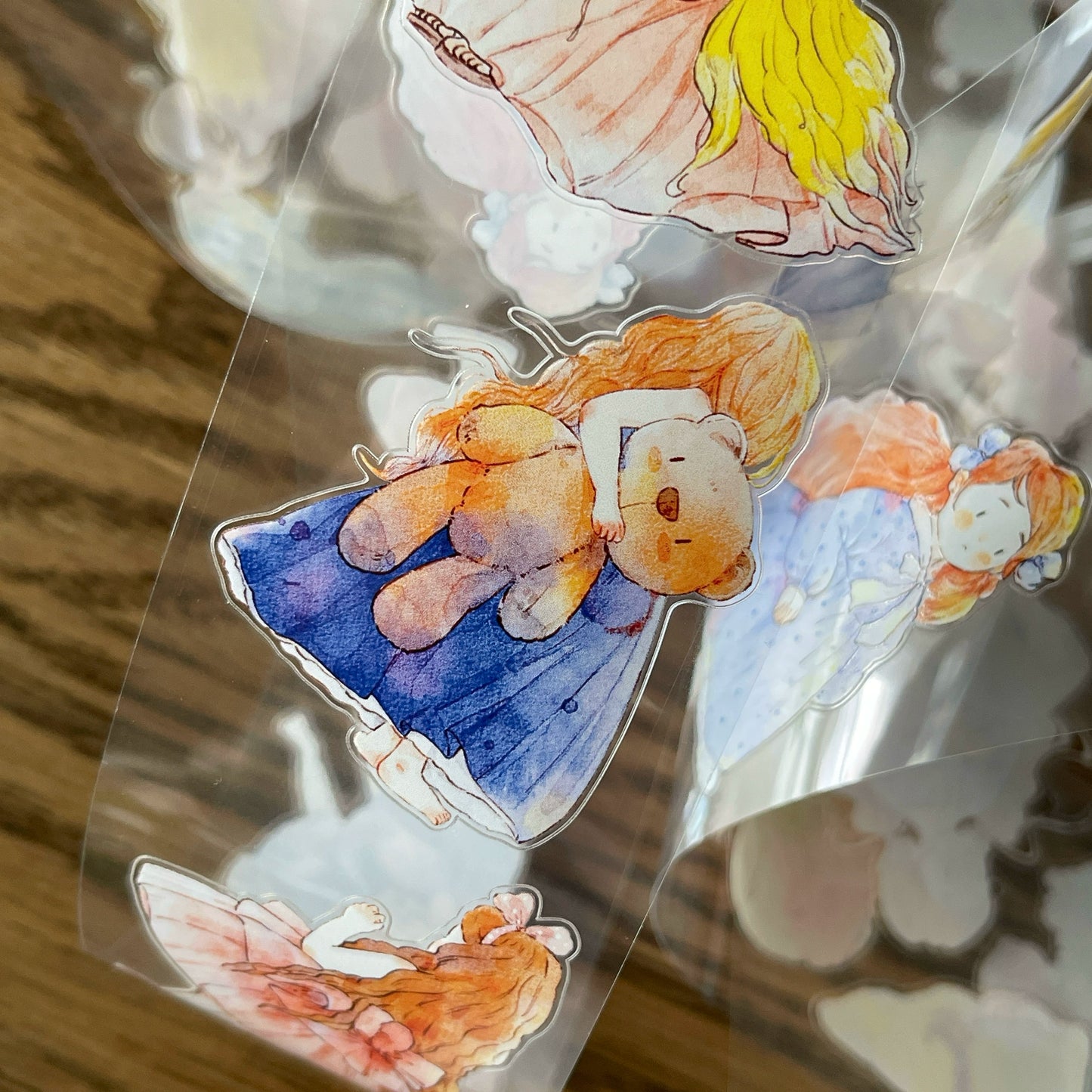 Seahorse Forest Vol7【A40#Child's Wonder】Original Design Pre-Cut Cute Washi/PET Tape Stickers,for Scrapbook Supplies,Journaling,Junk Journal,Bullet Journal,Planner Stickers