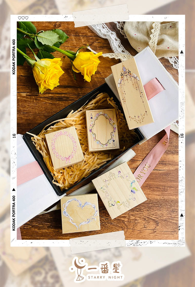STARRY NIGHT Vol14【Fantastic Journey】Orginal Design Versatile Frame Maple Practical Frame Washi Tape Stamp