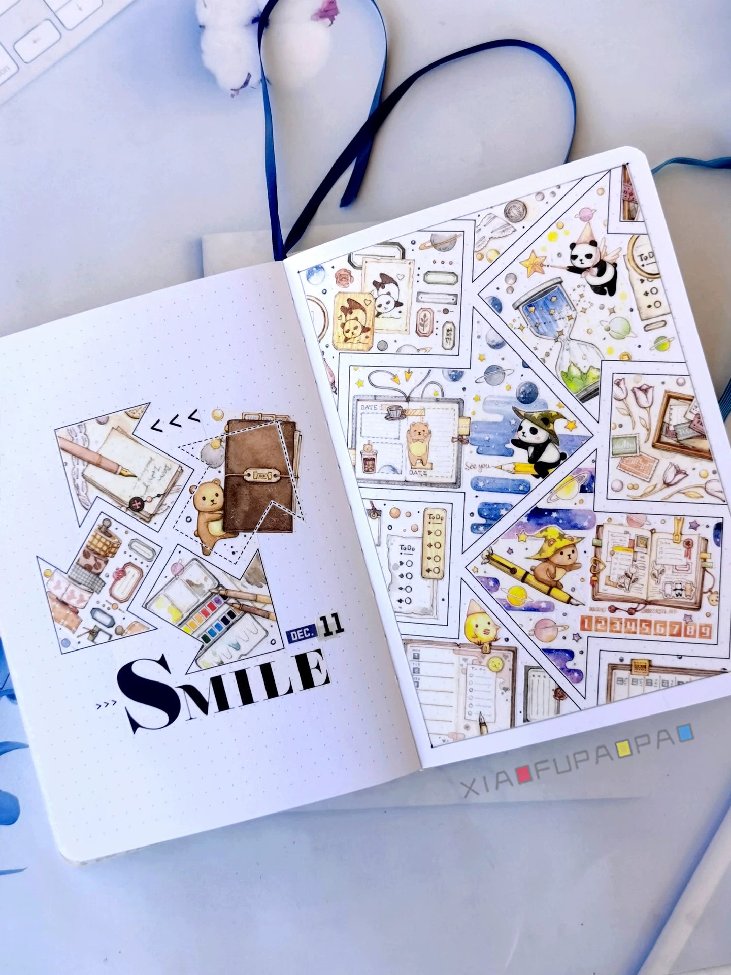 Small Floating Bubble Typesetting6 Washi Tape Basic Lazy Border Frame Suitable for A6/B6/A5