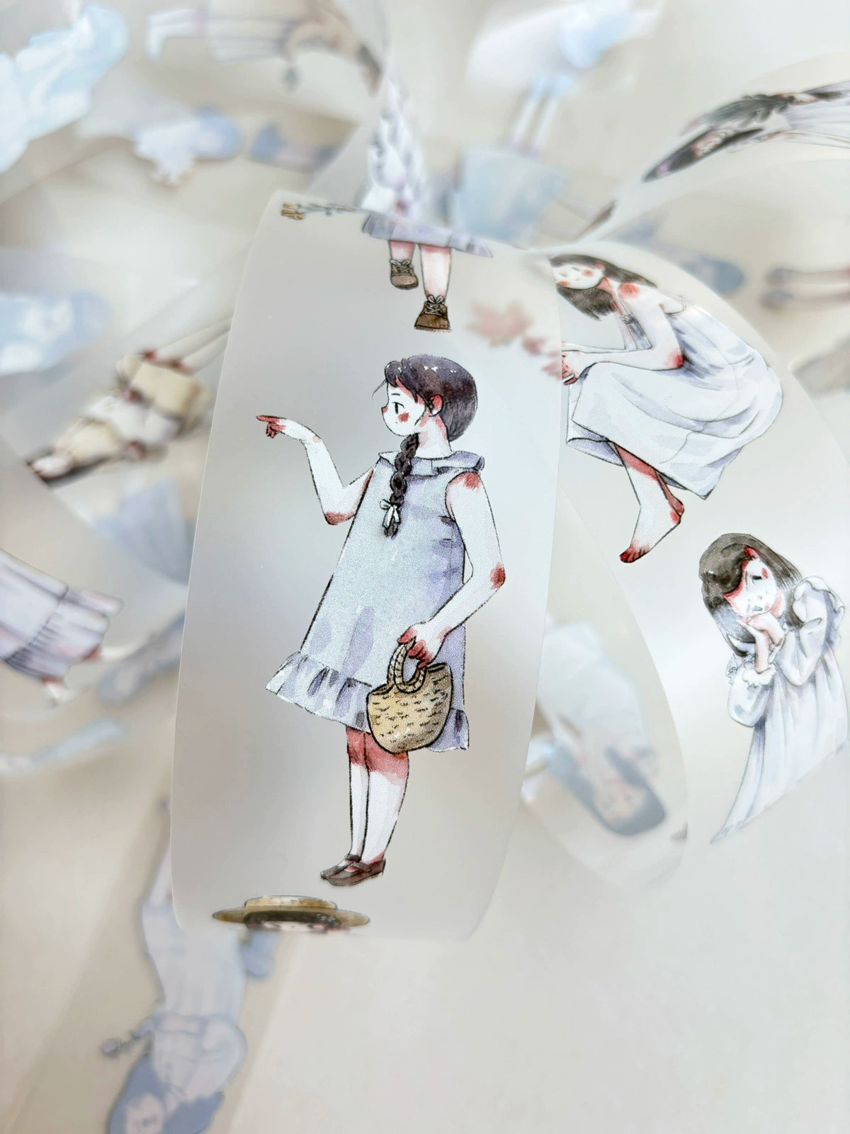 Kaixiaoxun Vol6 【Little Girl】 Washi/Matte PET Tape