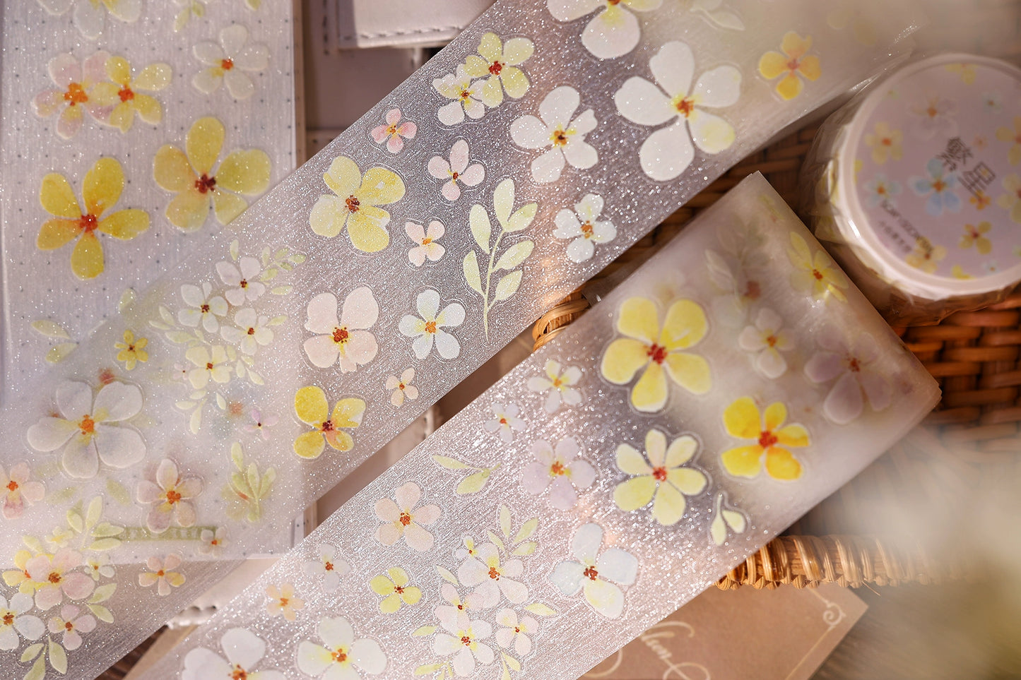 XiaoBaiJia Minimalist Style【Stars】Light Retro Orginal Design Washi Pet Tape Landscape Stickers