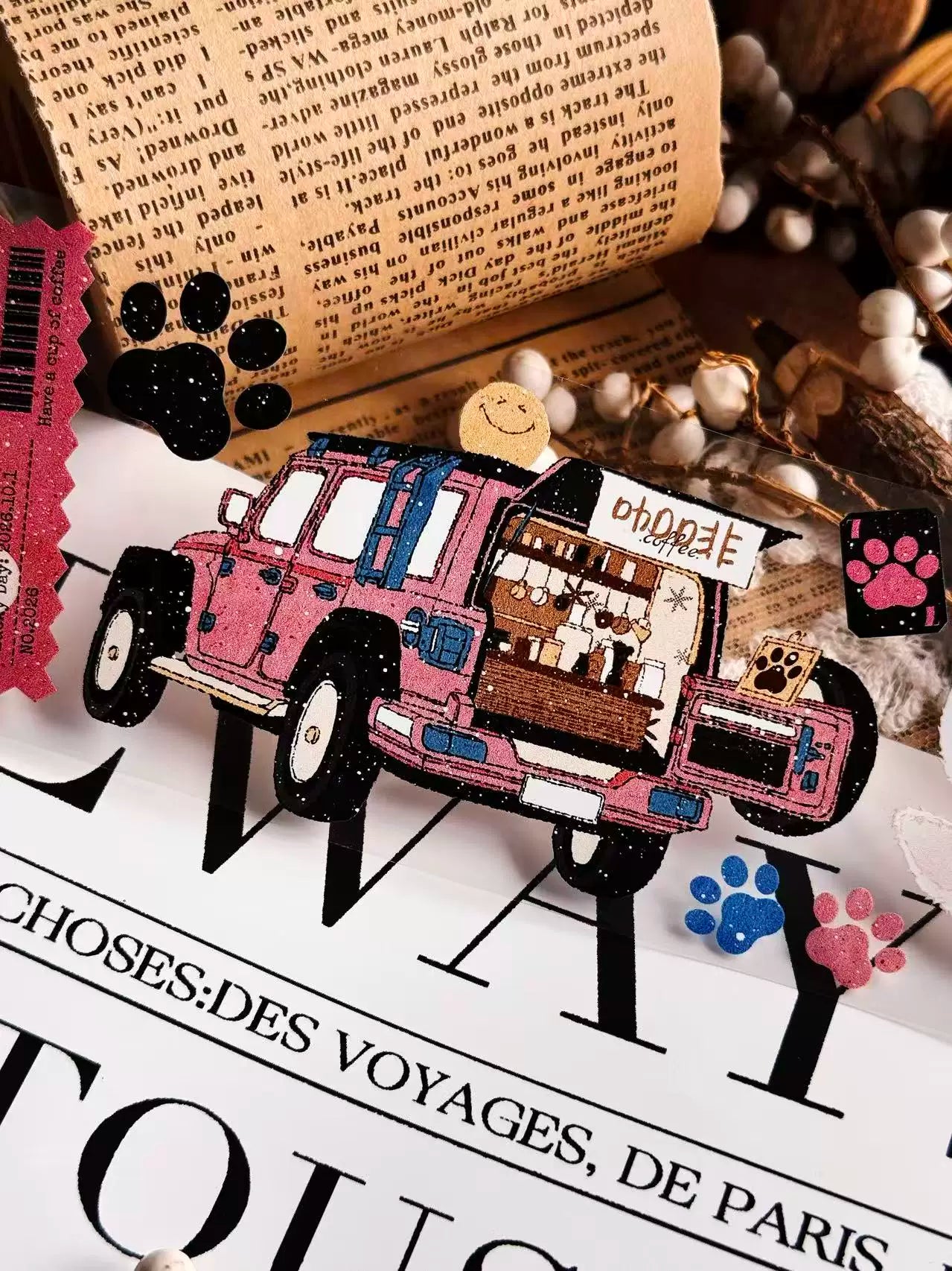Linlanxi Vol14【I Allow Leisure Time】Original Design Retro Exquisite Vintage Decorative Washi/Pet Tape