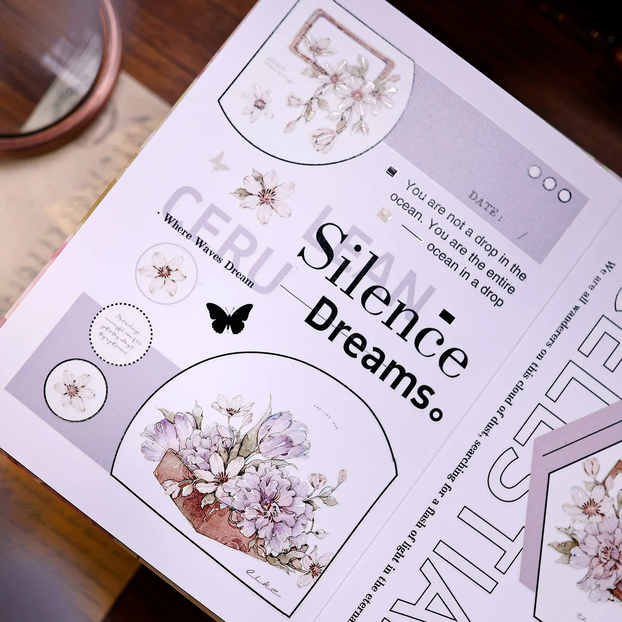 XiaoBaiJia Salt Series【Color Frame Edge Sequence】Pre-cut Orginal Design Washi/Pet Tape Light Retro Stickers