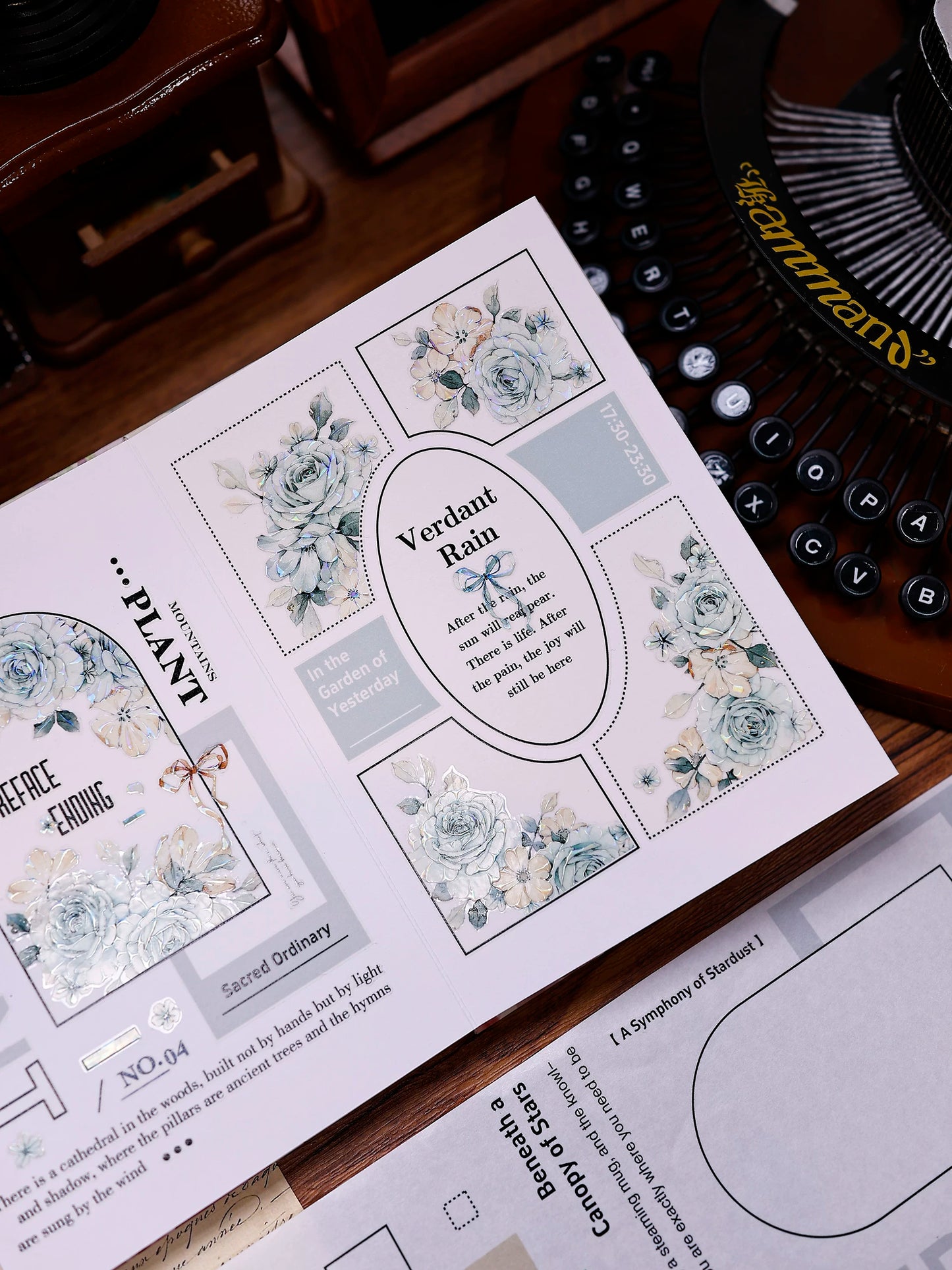 XiaoBaiJia Salt Series【Color Frame Edge Sequence】Pre-cut Orginal Design Washi/Pet Tape Light Retro Stickers