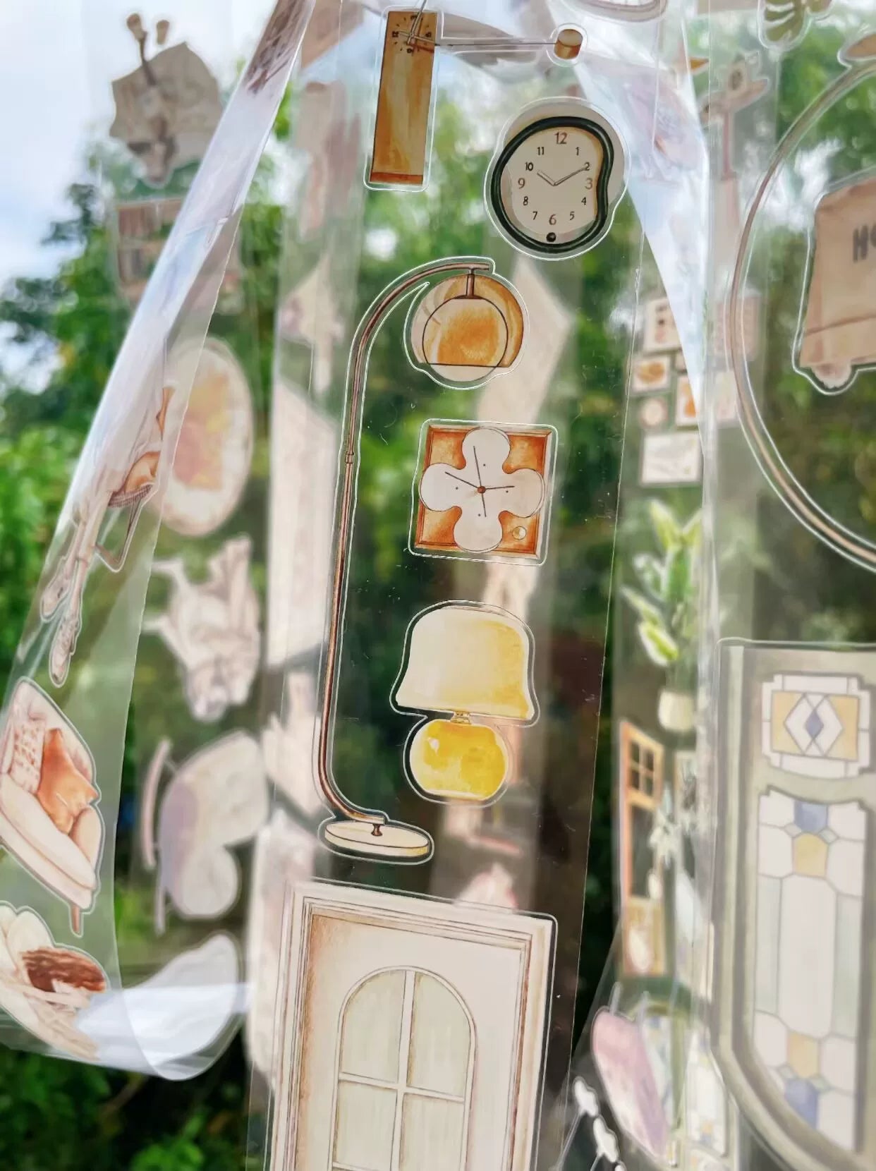 ZaoZao Vol3【Small Object】Original Design Kiss-Cut Washi PET Tape Stickers,for Scrapbook Supplies,Journaling,Junk Journal,Bullet Journal,Planner Stickers