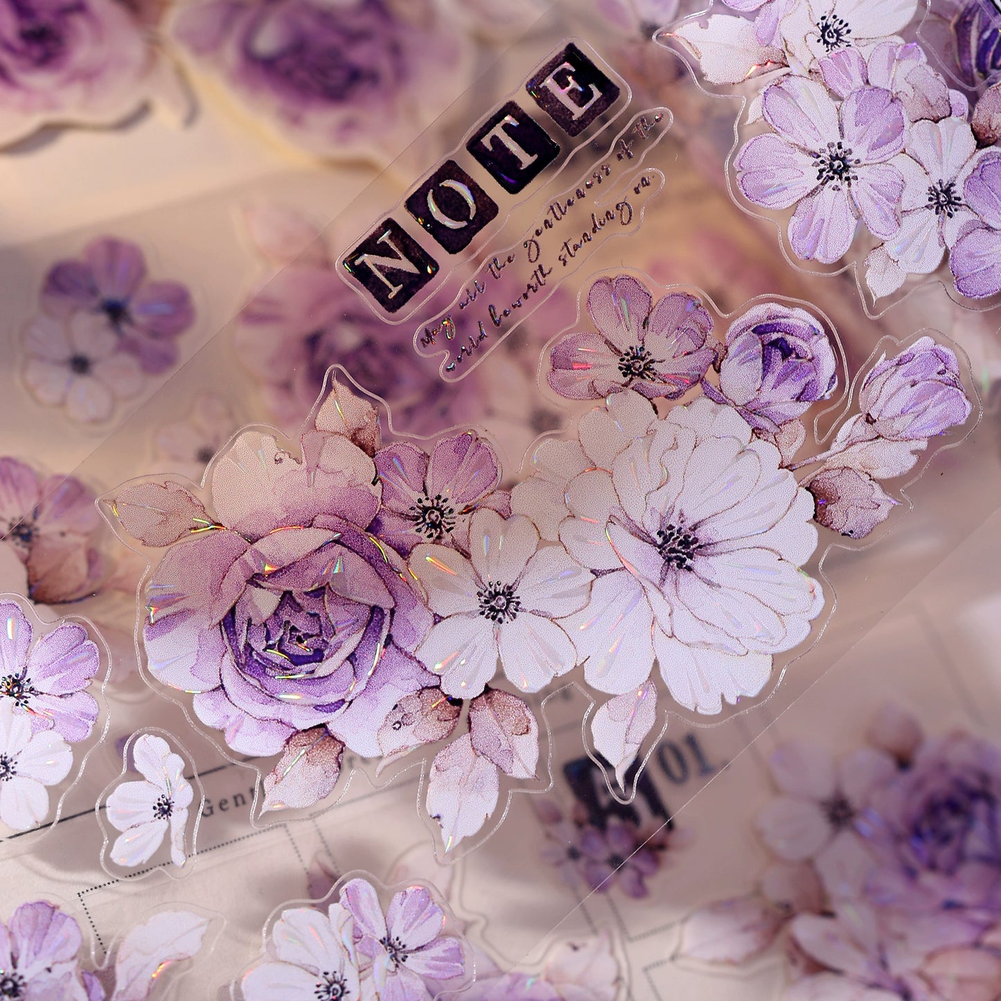 XiaoBaiJia【Sparse Shadows】Light Retro Orginal Design Washi Pet Tape Landscape Stickers