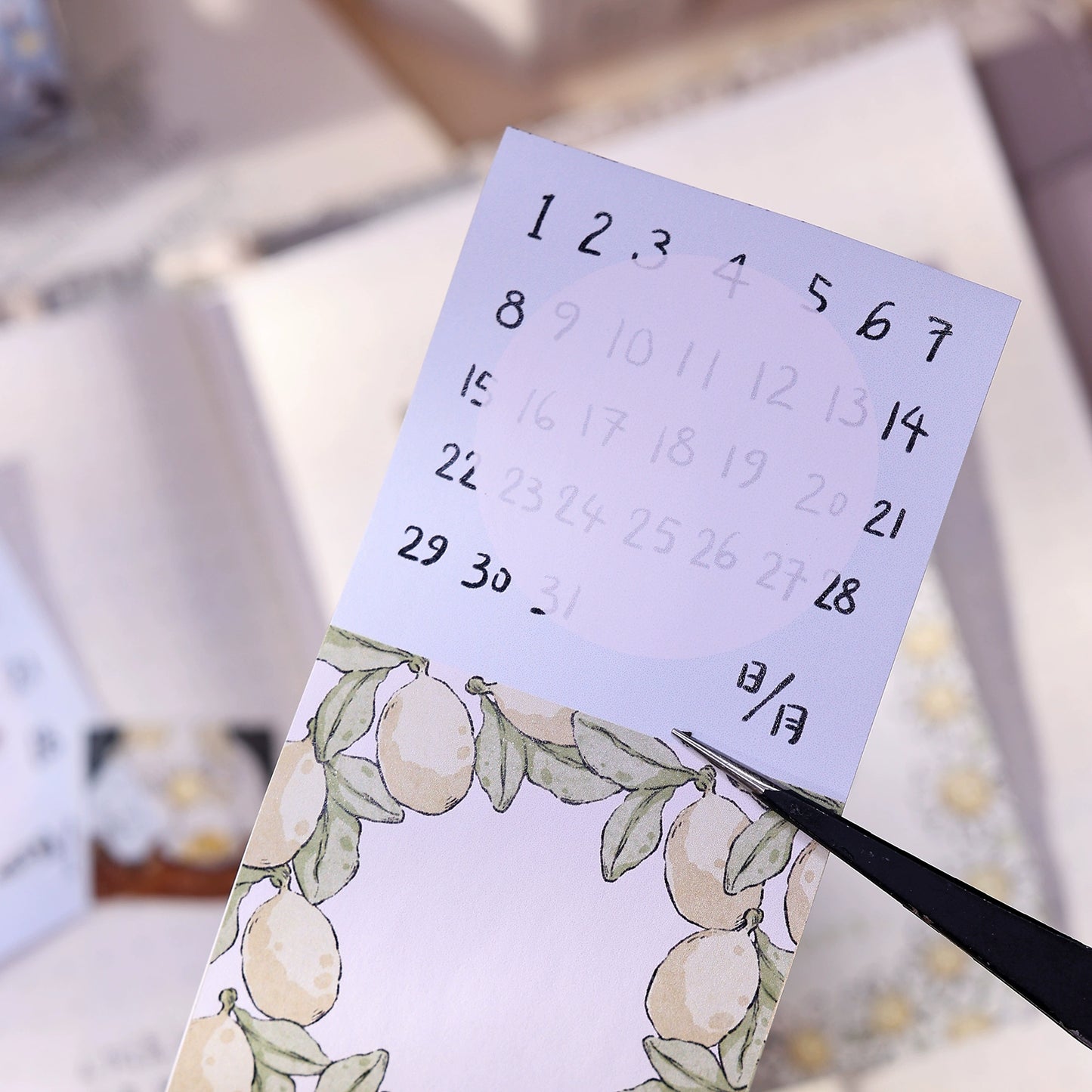 XiaoBaiJia Minimalist Style【Writing Roll‌】Border Strip Orginal Design Washi Pet Tape Landscape Stickers