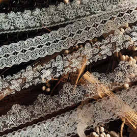 Linlanxi Vol13【Vintage Lace Trim】Original Design Retro Broken Paper Bookkeeping Washi Pet Tape