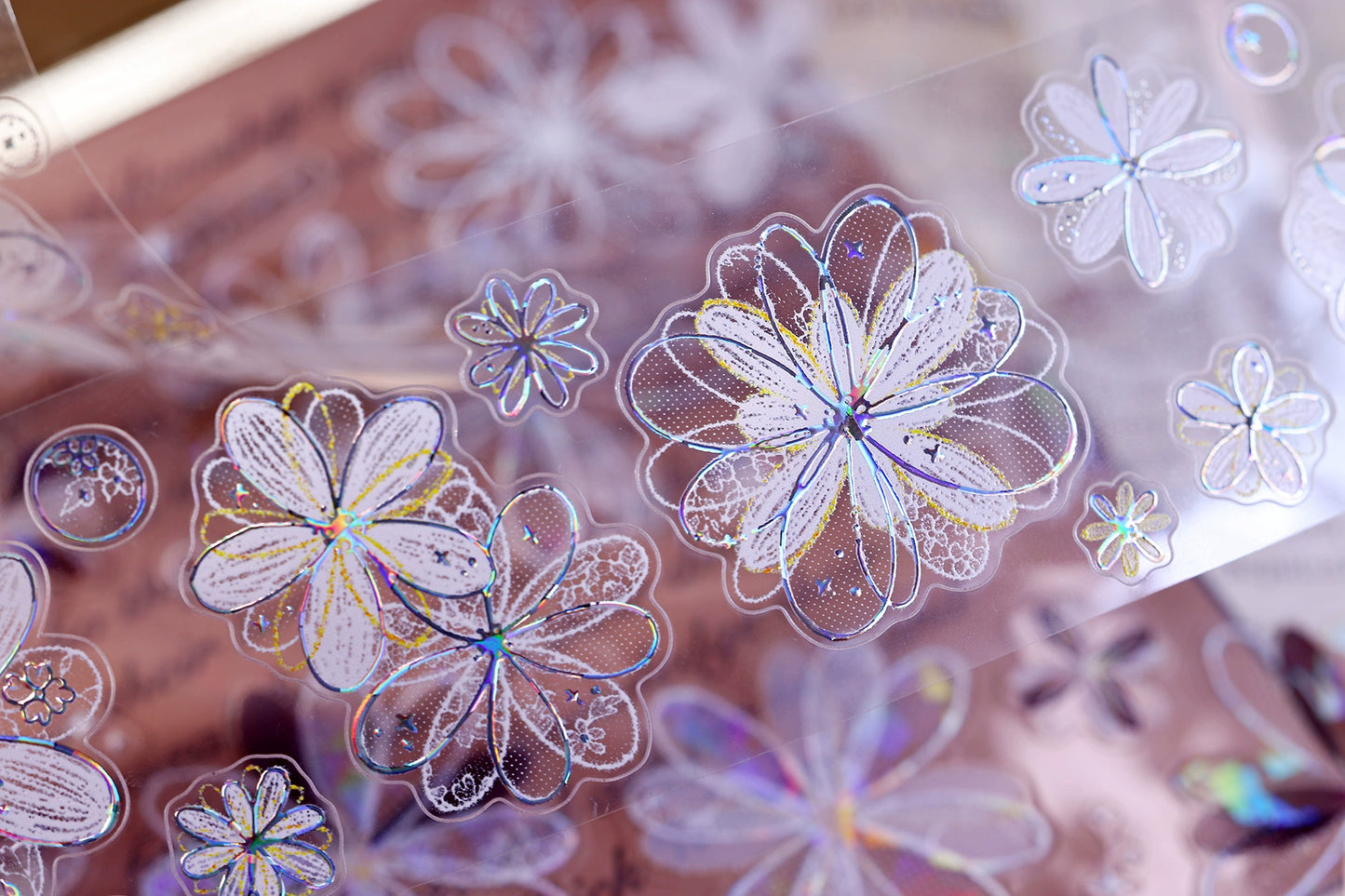 XiaoBaiJia【Cappuccino&White Dream Island】Light Retro Orginal Design Washi Pet Tape Landscape Stickers