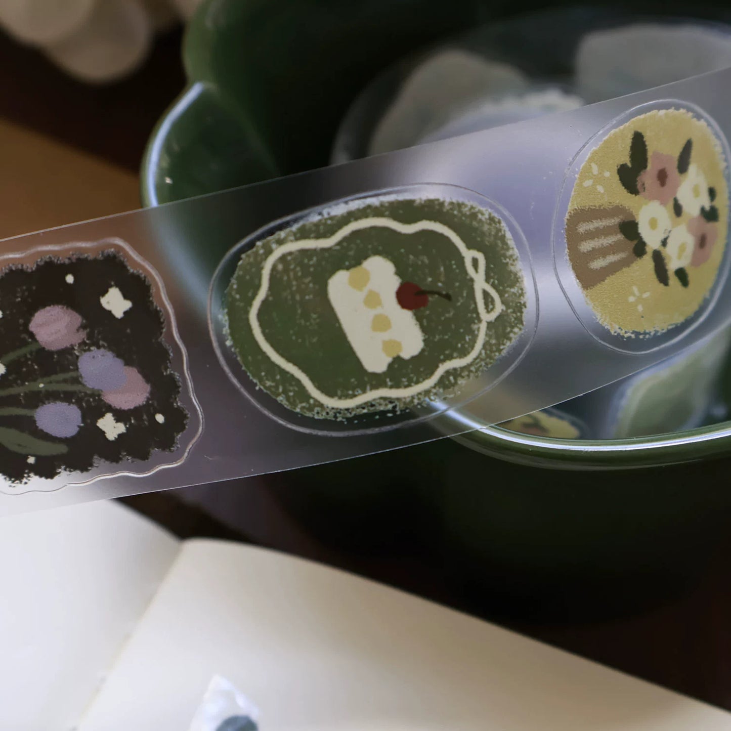 YiEr Minimalist Style Vol4【Spring Exhibition】Light Retro Orginal Design Washi Pet Tape Landscape Stickers