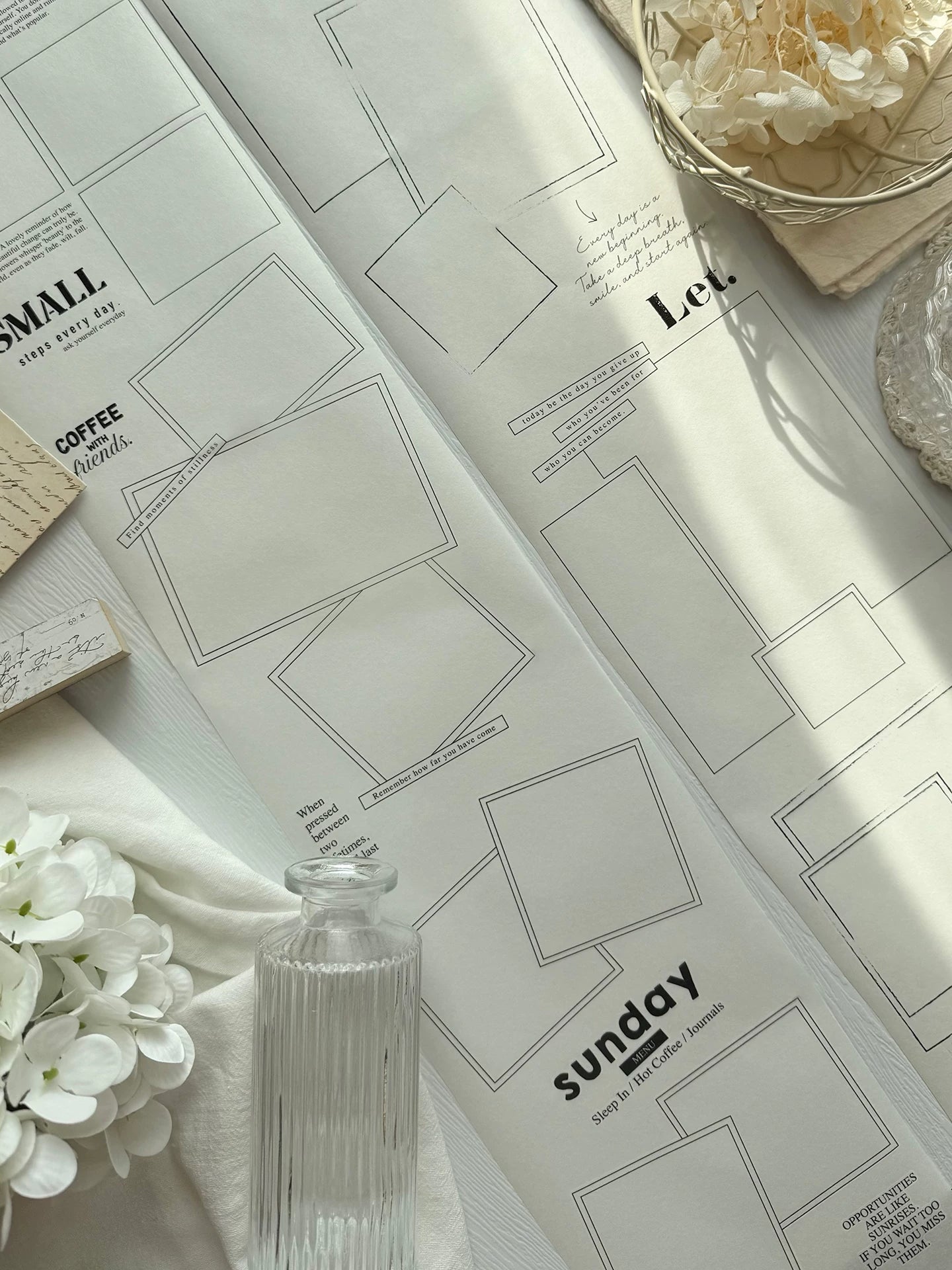 TianCheng-Vol7【Freeze Frame】Backgroud Frame Washi PET Tape,for Scrapbook Supplies,Scrapbook Tape Stickers,Junk Journal Supplies