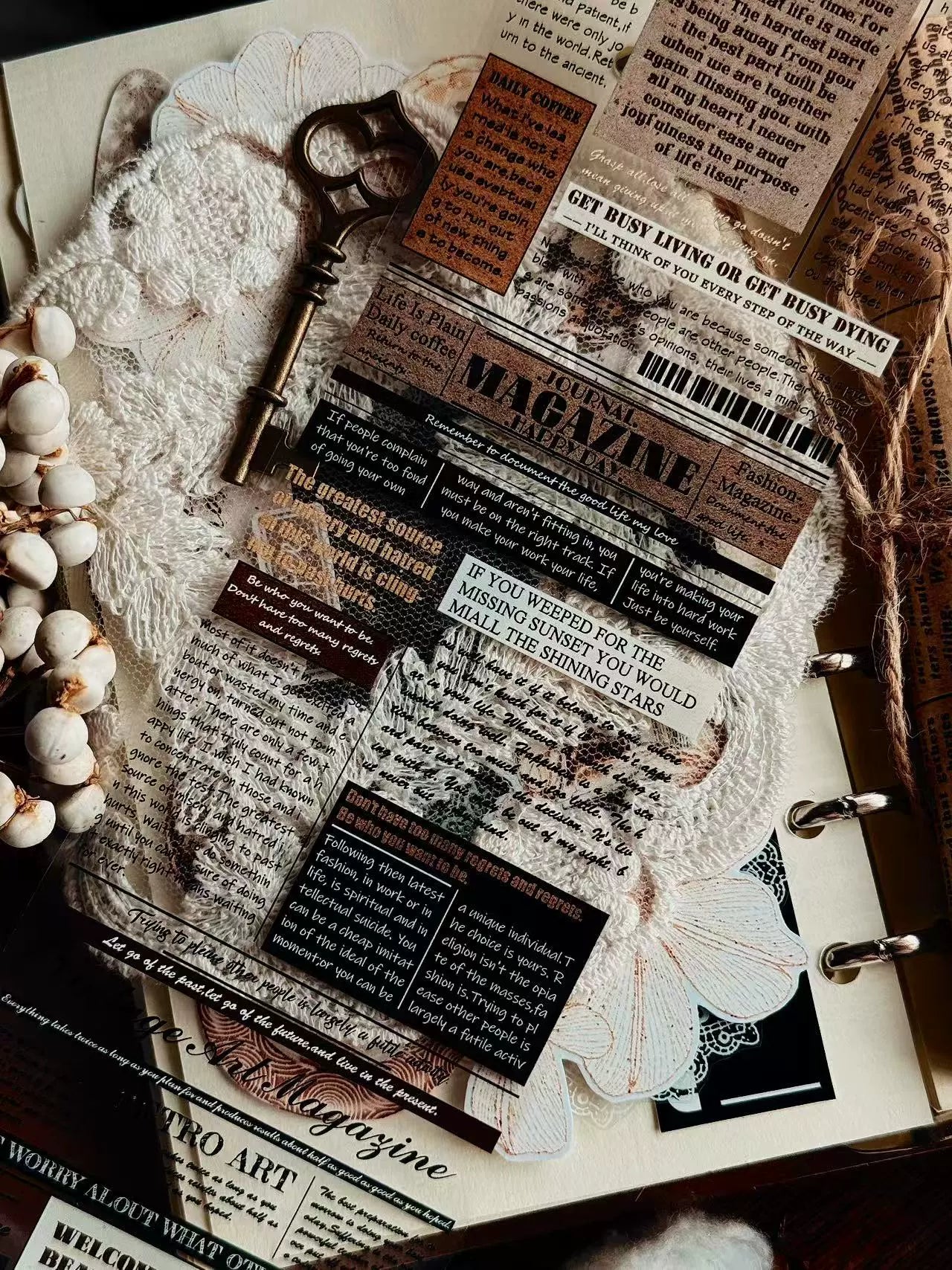 Linlanxi 【Herben Supplement】Original  Washi/Pet Tape - New Fashion Retro Wider English Counted Tape