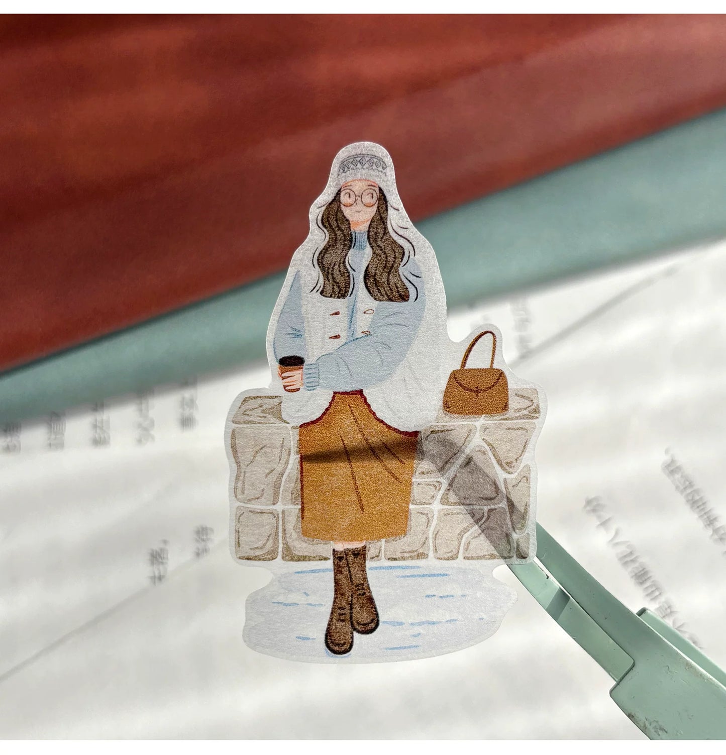 ZiYuanSu【Warm Winter】Background Scene Pre-cut Washi/PET Tape