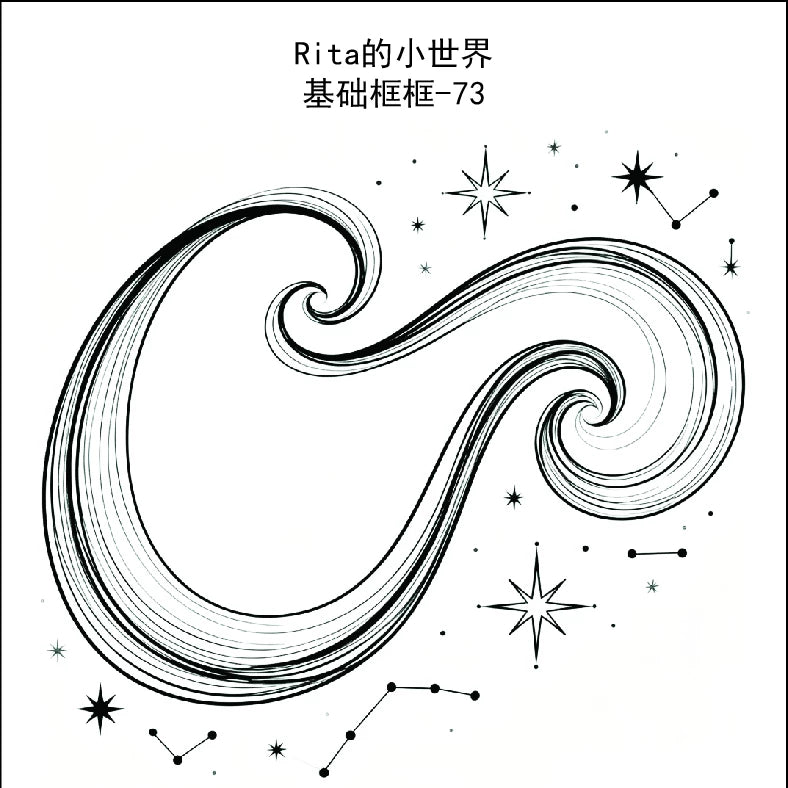 Rita's Little World【Basic Framework (62～80) 10cm*5m】Washi Paper Tape