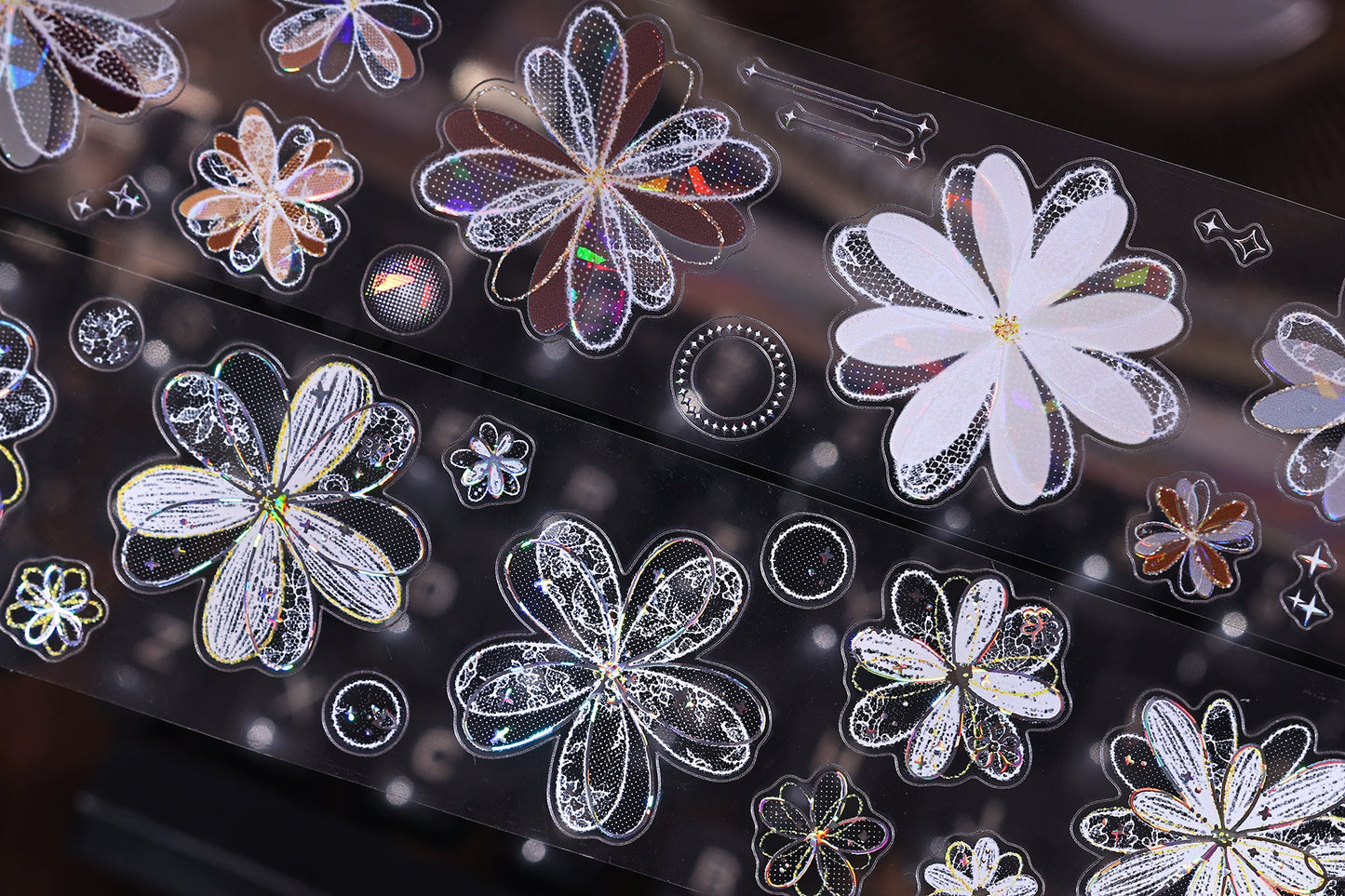 XiaoBaiJia【Cappuccino&White Dream Island】Light Retro Orginal Design Washi Pet Tape Landscape Stickers