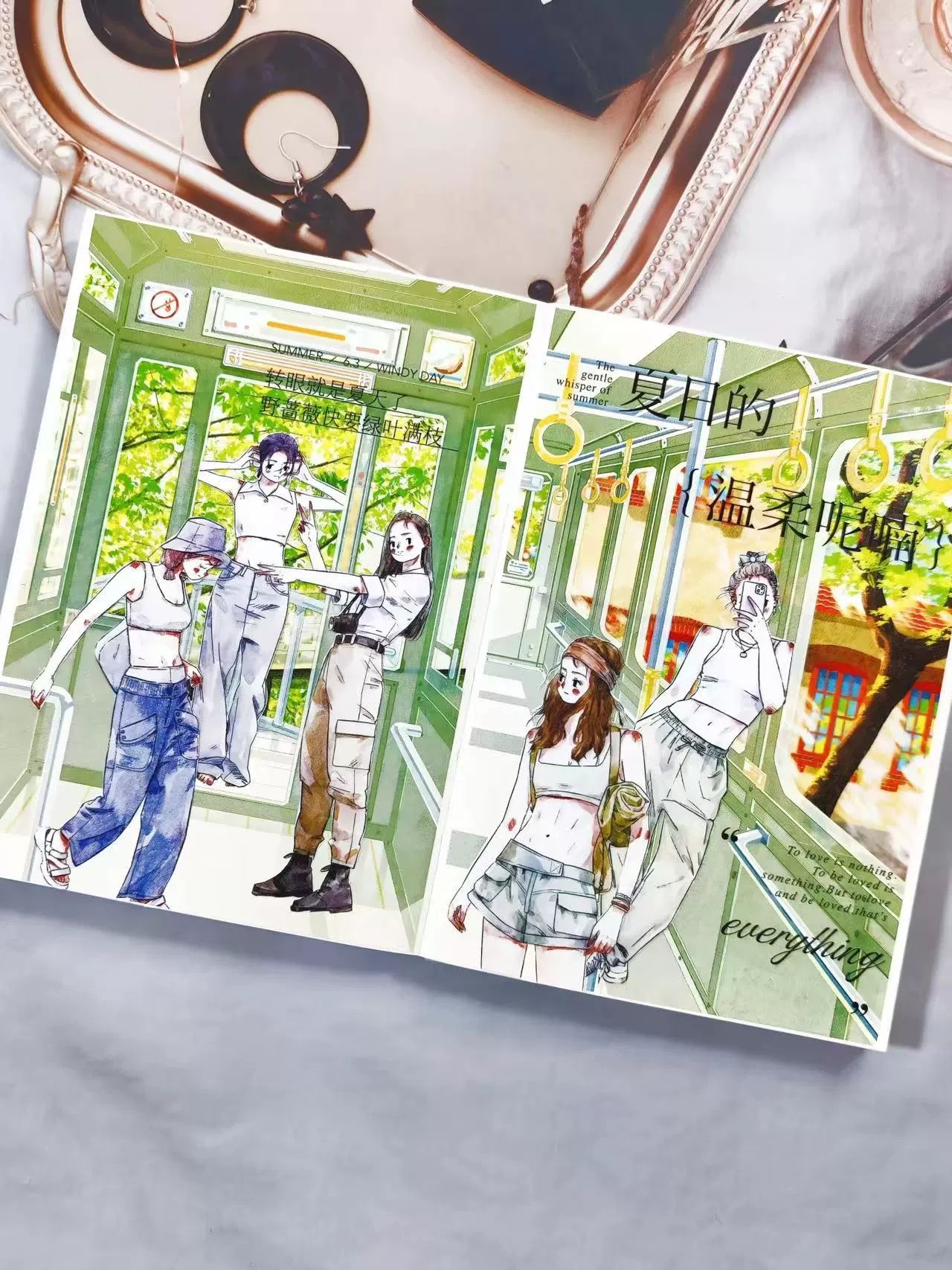 Kaixiaoxun Vol10 【Cool Girl】 Pre-Cut Long Loop Washi/Matte PET Tape for Scrapbook Supplies,Junk Journal Supplies