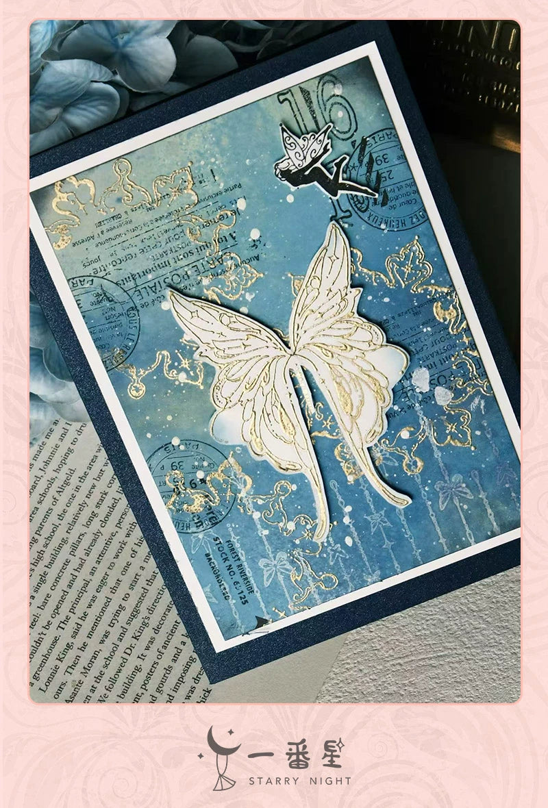 STARRY NIGHT Vol14【Fantastic Journey】Orginal Design Versatile Frame Maple Practical Frame Washi Tape Stamp