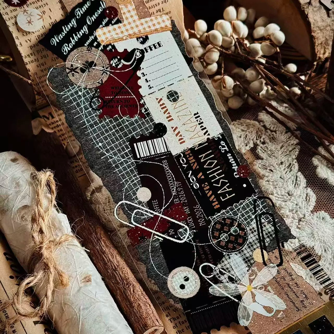 Linlanxi Vol14【Introduction to Comic Records】Original Design Retro Exquisite Vintage Decorative Washi/Pet Tape