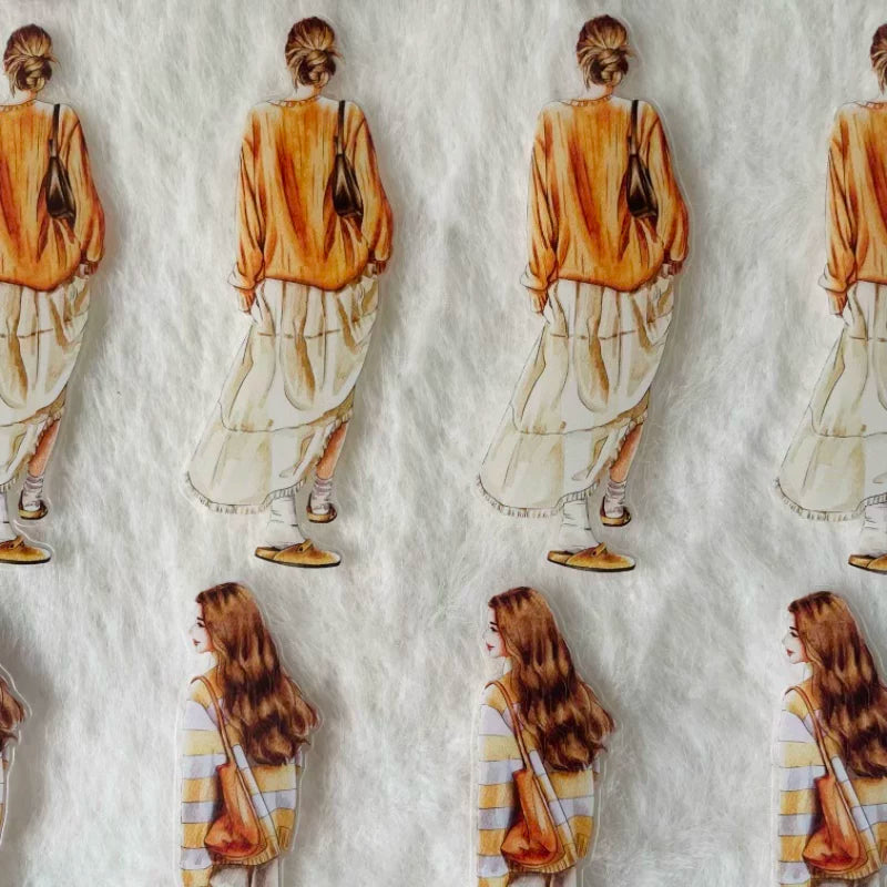 ZaoZao Vol2【Dusk】Original Design Kiss-Cut Washi PET Tape Stickers,for Scrapbook Supplies,Journaling,Junk Journal,Bullet Journal,Planner Stickers