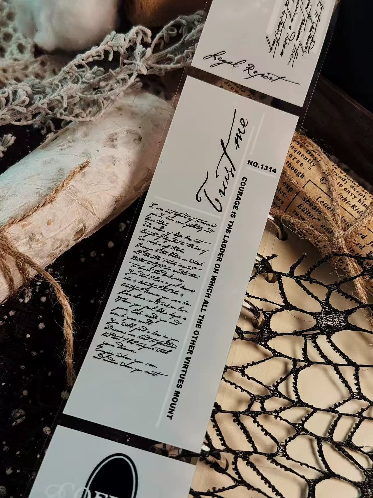 Linlanxi【Plain Semi Transparent Sticky Notes】Original Design Black and White Half Transparent Memo Washi/Pet Tape