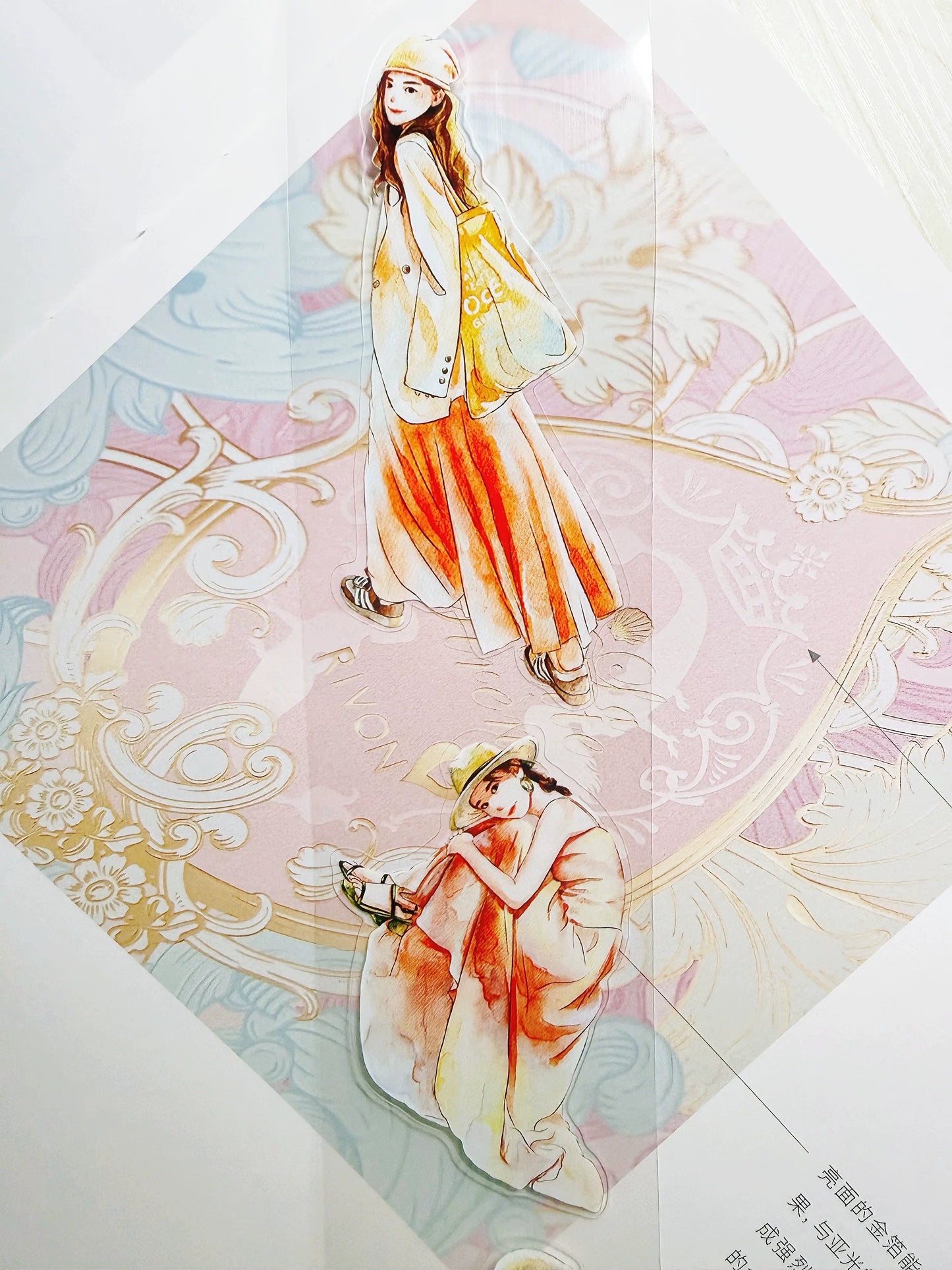 ZaoZao Vol4【ShanShan】Original Design Kiss-Cut Washi PET Tape Stickers,for Scrapbook Supplies,Journaling,Junk Journal,Bullet Journal,Planner Stickers