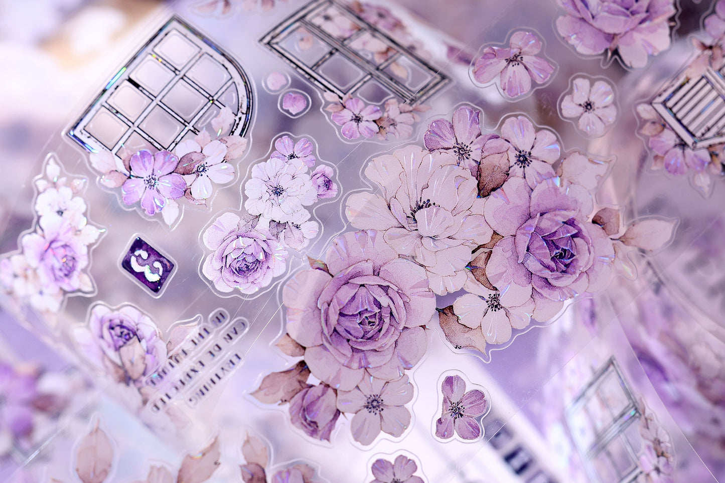 XiaoBaiJia【Sparse Shadows】Light Retro Orginal Design Washi Pet Tape Landscape Stickers