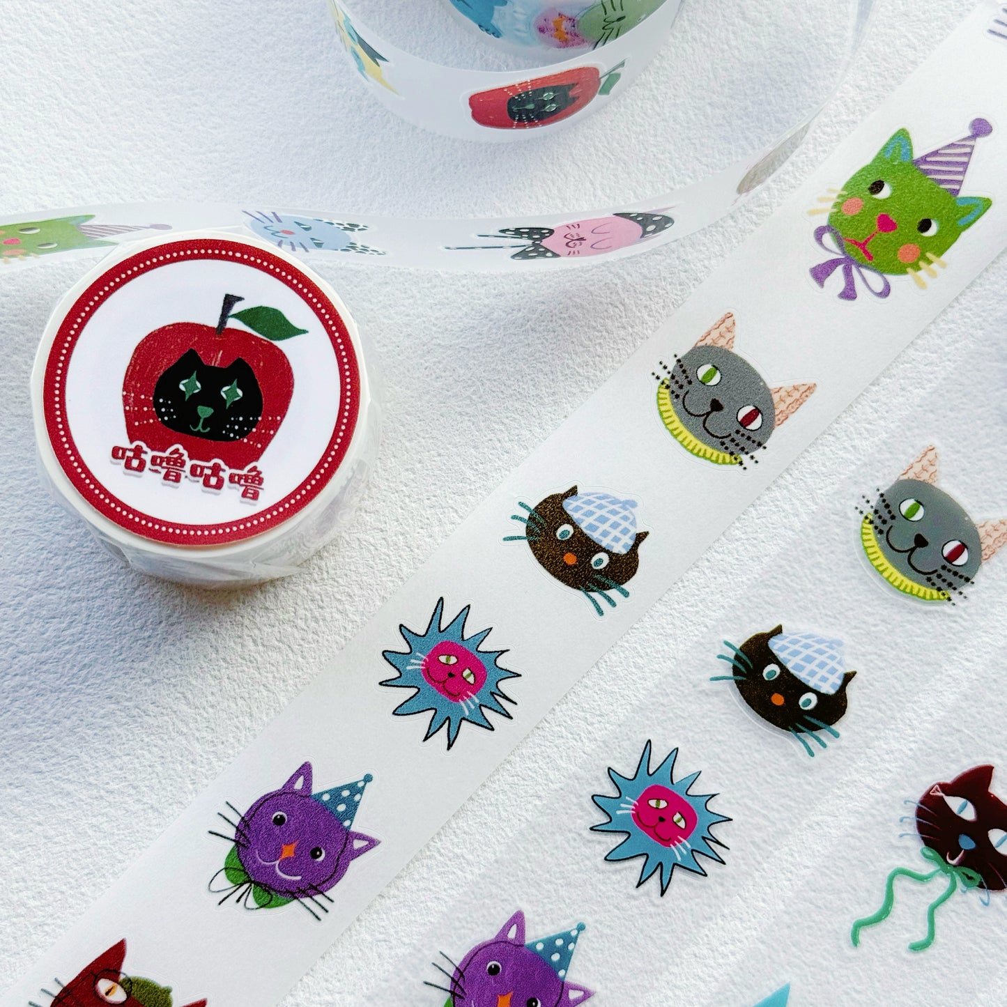XiYue【New Cat Series】Original Car Design Washi/PET Tape Stickers