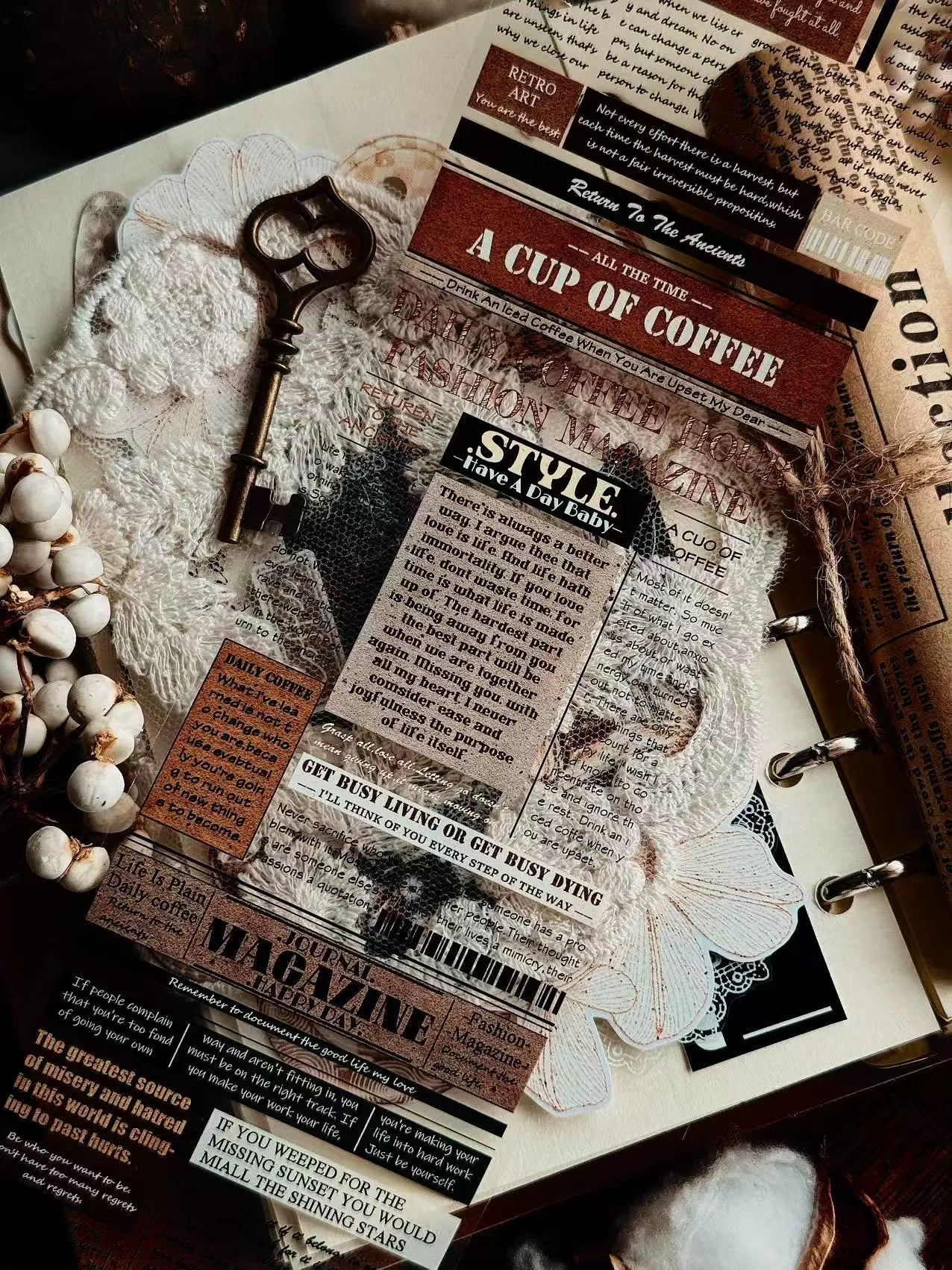 Linlanxi 【Herben Supplement】Original  Washi/Pet Tape - New Fashion Retro Wider English Counted Tape