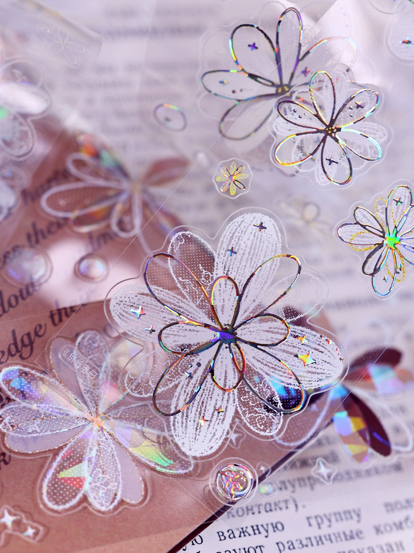 XiaoBaiJia【Cappuccino&White Dream Island】Light Retro Orginal Design Washi Pet Tape Landscape Stickers