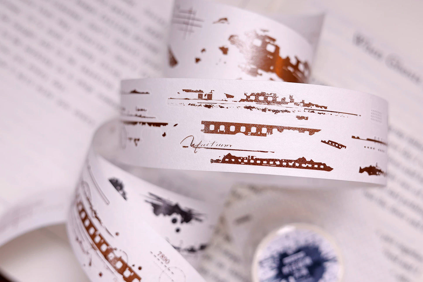 XiaoBaiJia Salt Series【Time Passes and Leaves Traces】Pre-cut Orginal Design Backgroud Washi/Pet Tape Light Retro Stickers