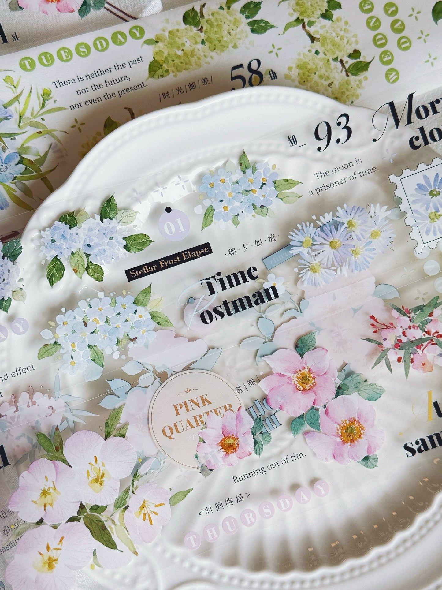 XiYue【Spring Day】Original Design Washi/PET Tape Stickers