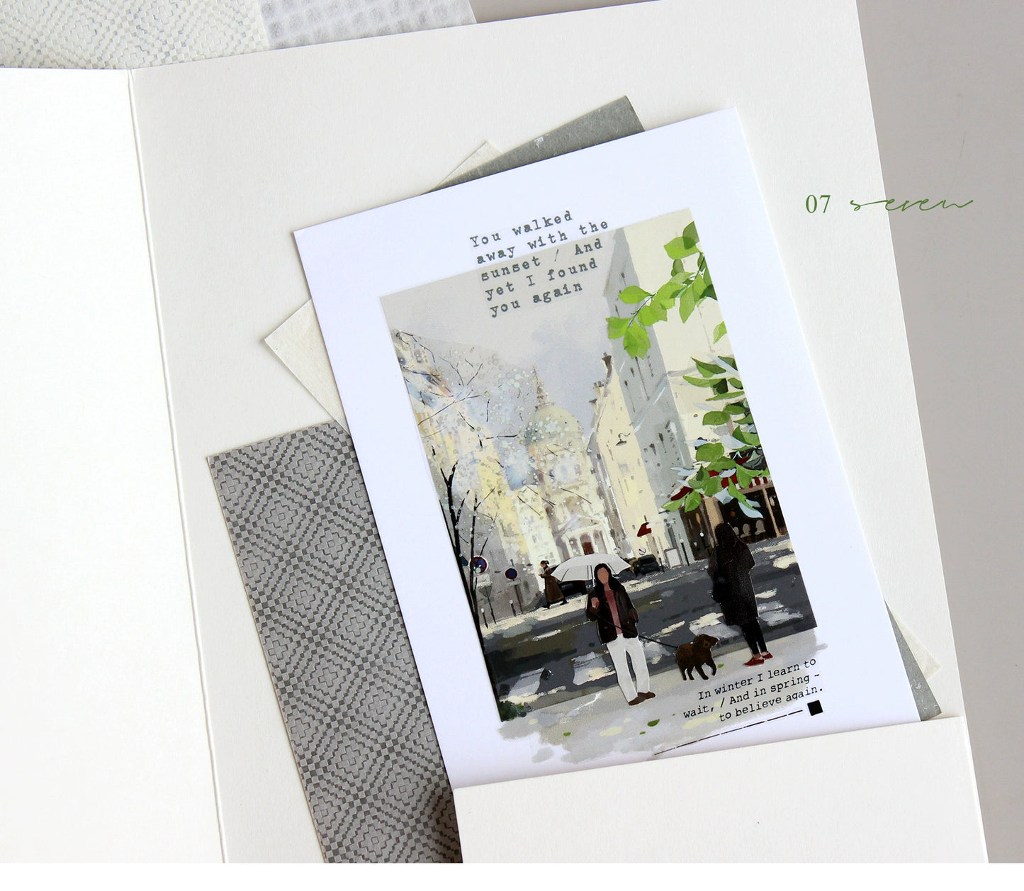 Moodtape【Walking and Drinking Coffee】Original Washi Tape Street View Coffee Stickers