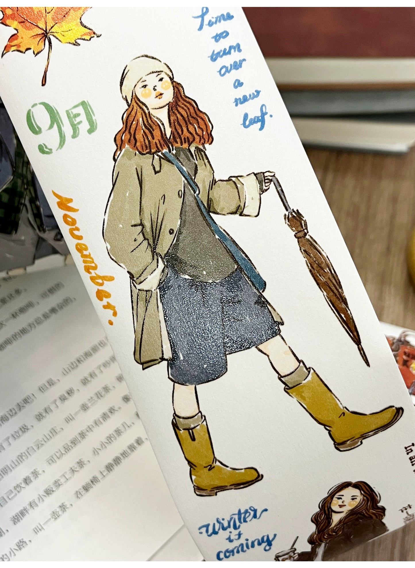 ZiYuanSu Vol12【Coffee Freedom&Comfortable Season】Pre-Cut Original Design Character Washi/PET Tape Stickers, for Scrapbook Supplies,Scrapbook Tape Stickers,Junk Journal Supplies, Journaling Stickers,Bullet Journals