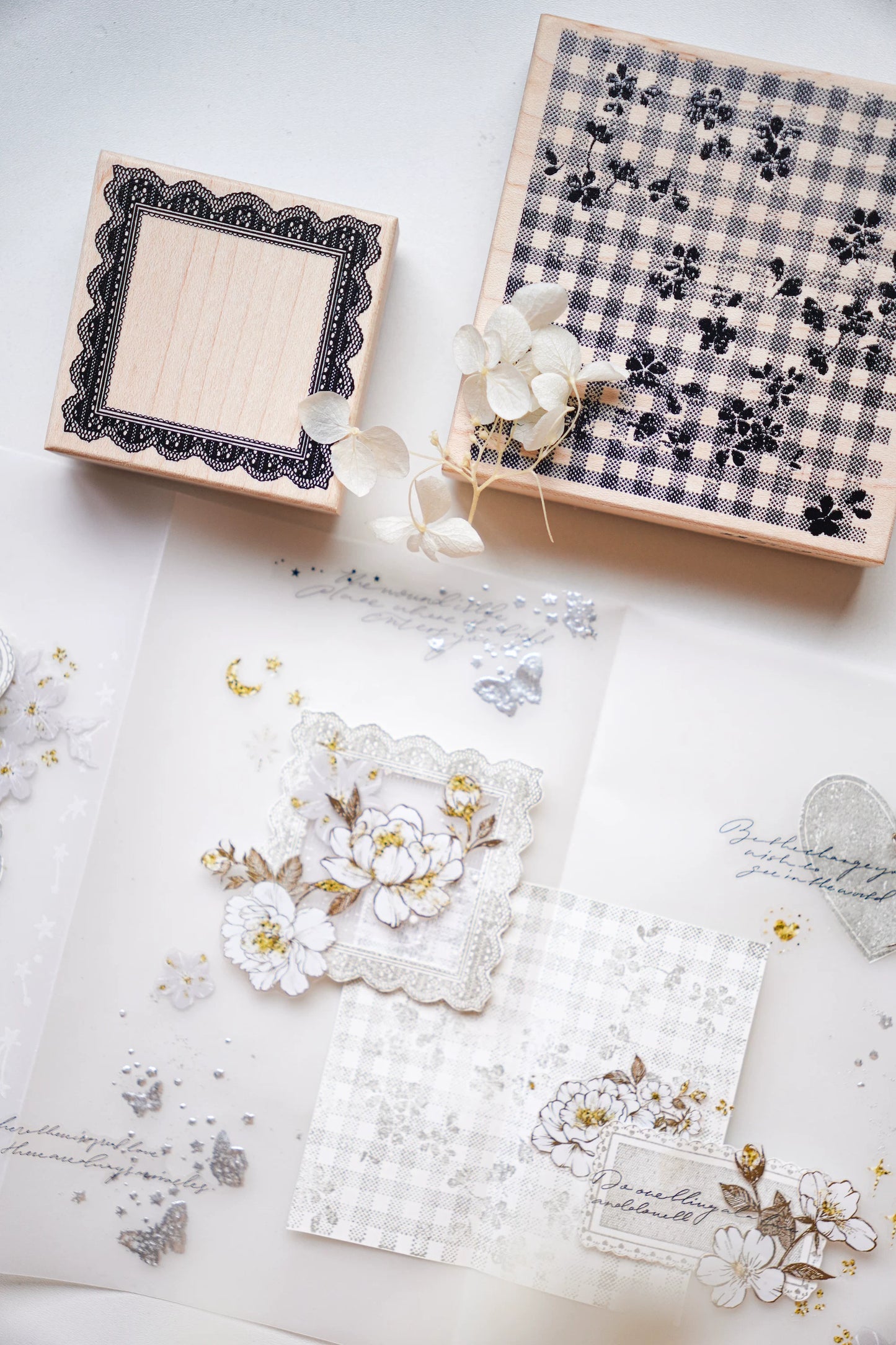 Yuanzi-Jennyuanzi【Lace Border Series】Retro maple Stamp