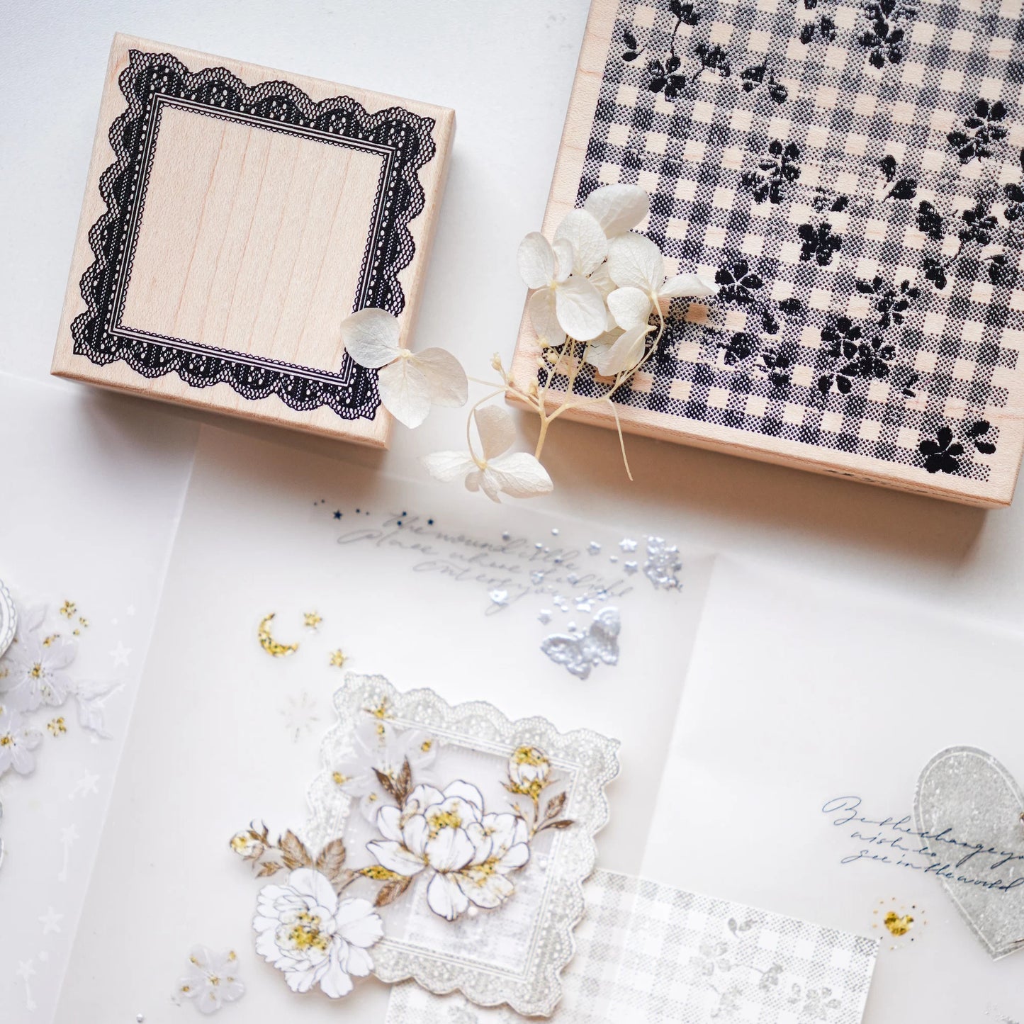 Yuanzi-Jennyuanzi【Lace Border Series】Retro maple Stamp