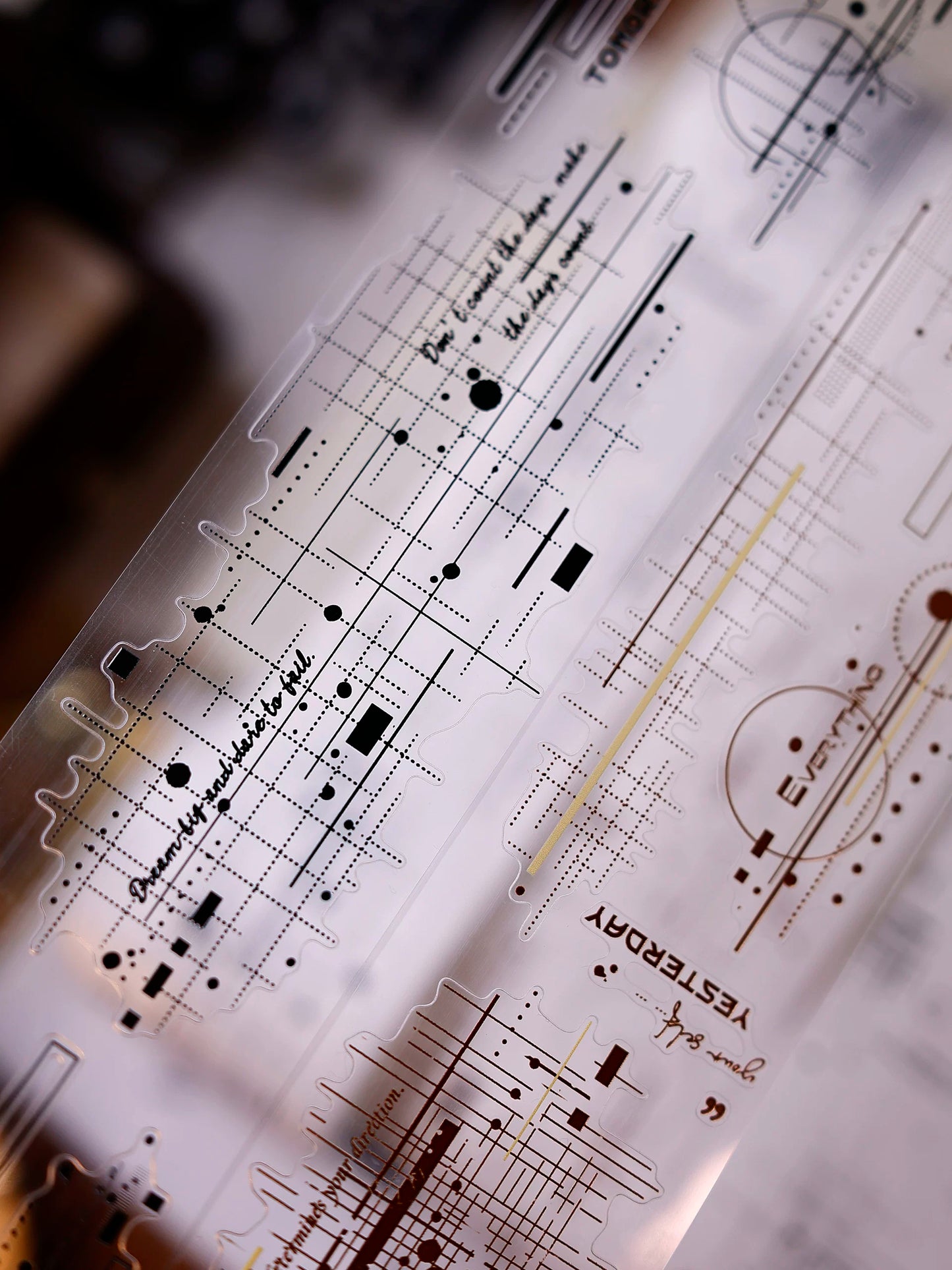 XiaoBaiJia Salt Series【Shadow Serenade】Pre-cut Orginal Design Washi/Pet Tape Light Retro Stickers